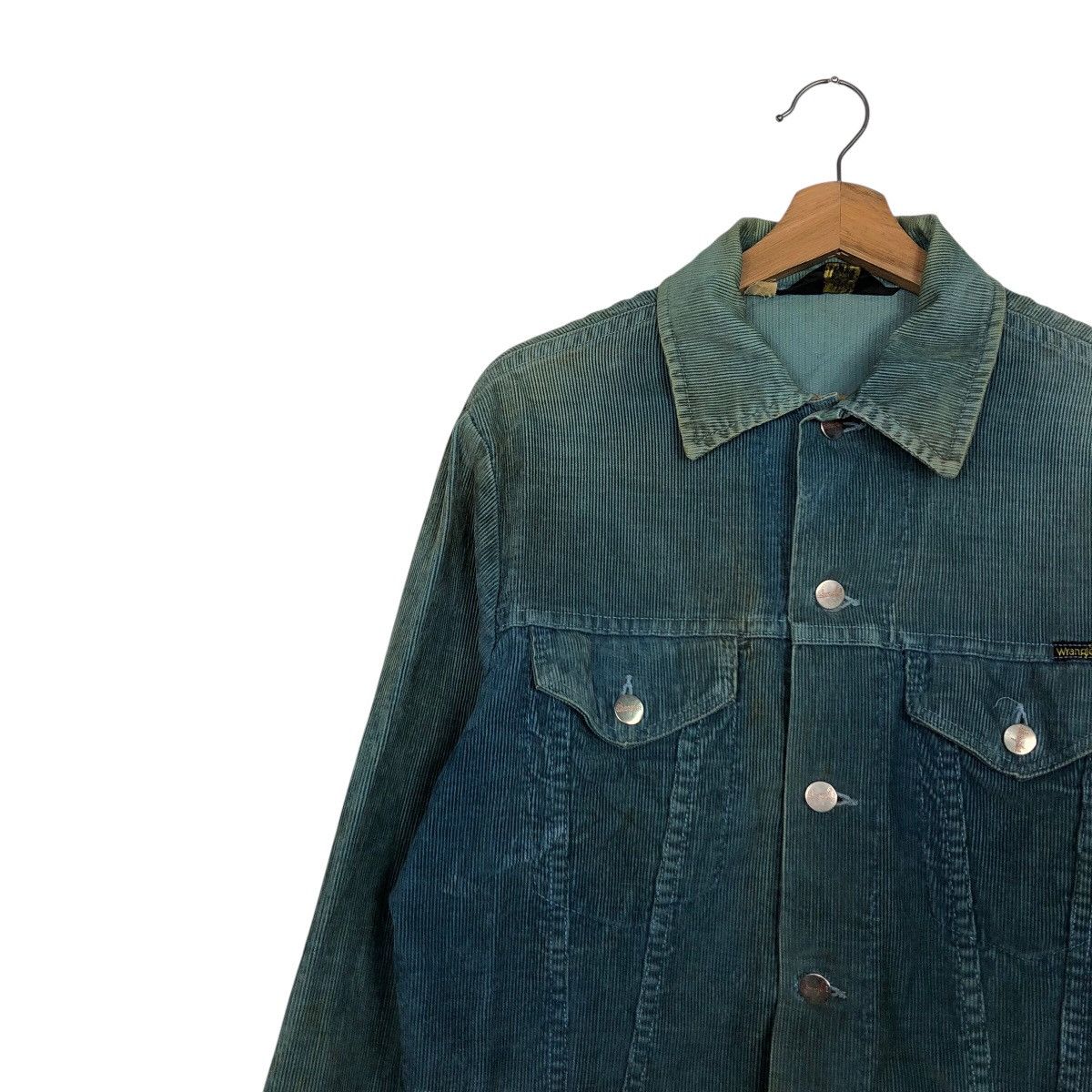 Vintage 📌Vintage Trucker Chore Corduroy Jacket Wrangler Usa Size US M / EU 48-50 / 2 - 8 Thumbnail