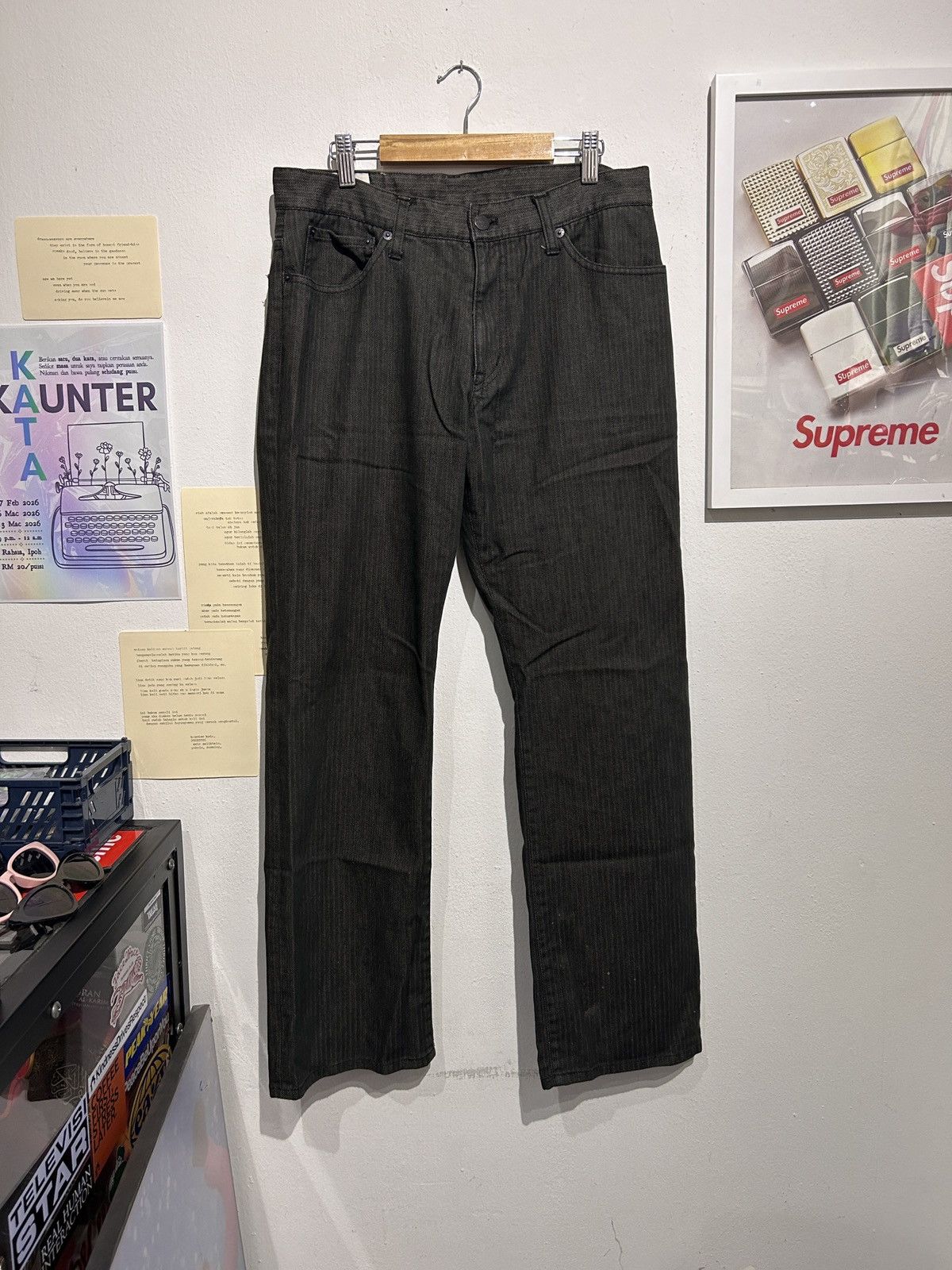 Takeo Kikuchi AVABT GARDE Takeo Kikuchi Jeans black green Tokyo Japan Size US 32 / EU 48 - 6 Thumbnail