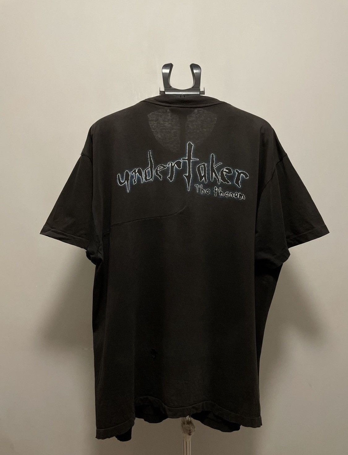 Vintage × WCW/nWo × WWE VNTG 90s UNDERTAKER FADED SHIRT X LARGE Size US XL / EU 56 / 4 - 3 Thumbnail