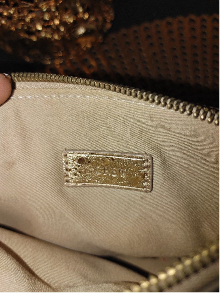 J.Crew J. Crew Gold Pouch Size ONE SIZE - 6 Thumbnail