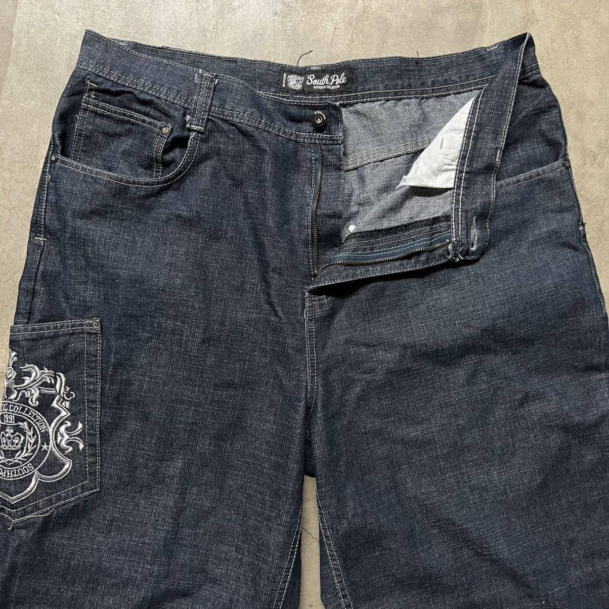 Ed Hardy × JNCO × Southpole Vintage Y2K South Pole BAGGY Carpenter Denim Jeans Size US 40 / EU 56 - 7 Thumbnail