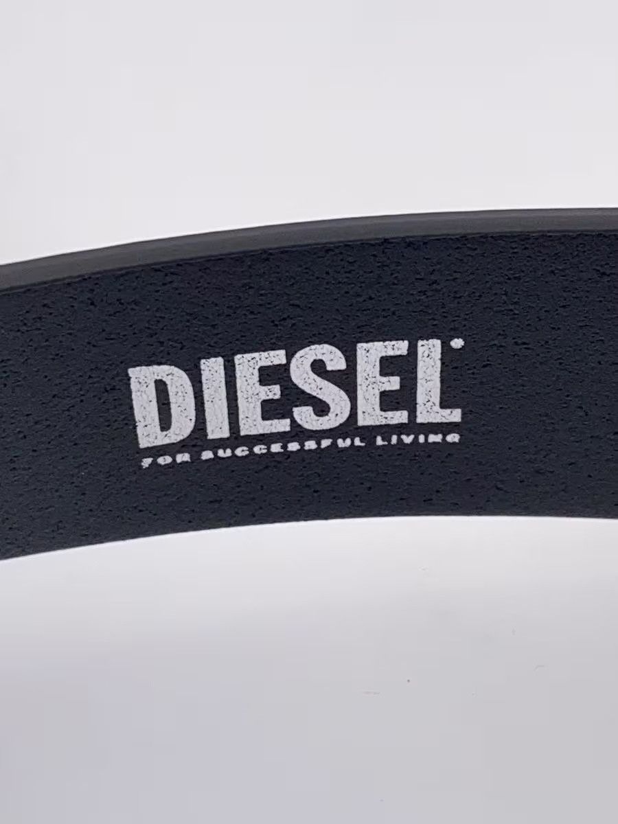 Diesel Diesel Plain Leather Belt Grey Size ONE SIZE - 3 Thumbnail