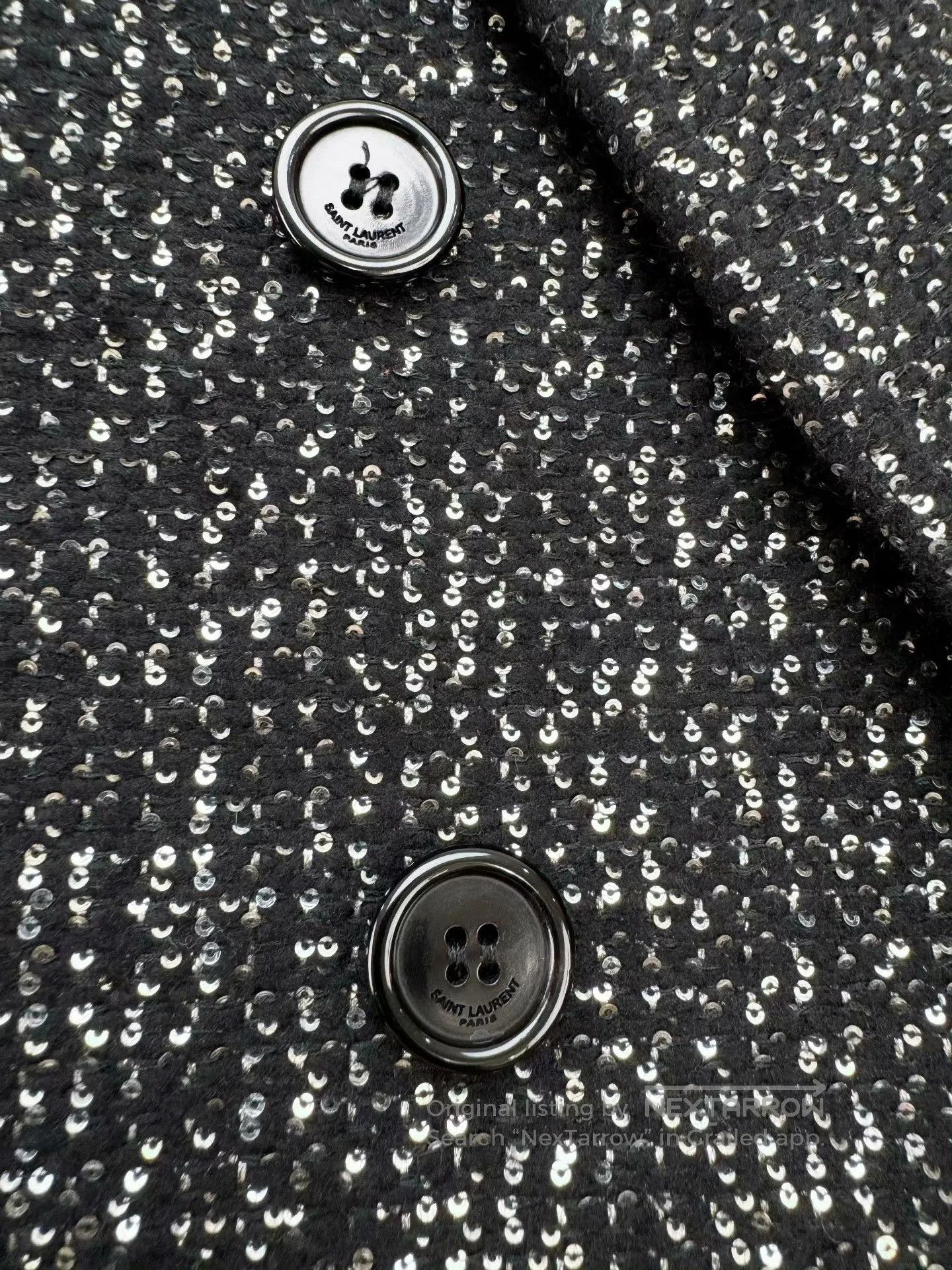 Saint Laurent Paris Saint Laurent Sequin. Size S / US 4 / IT 40 - 5 Thumbnail