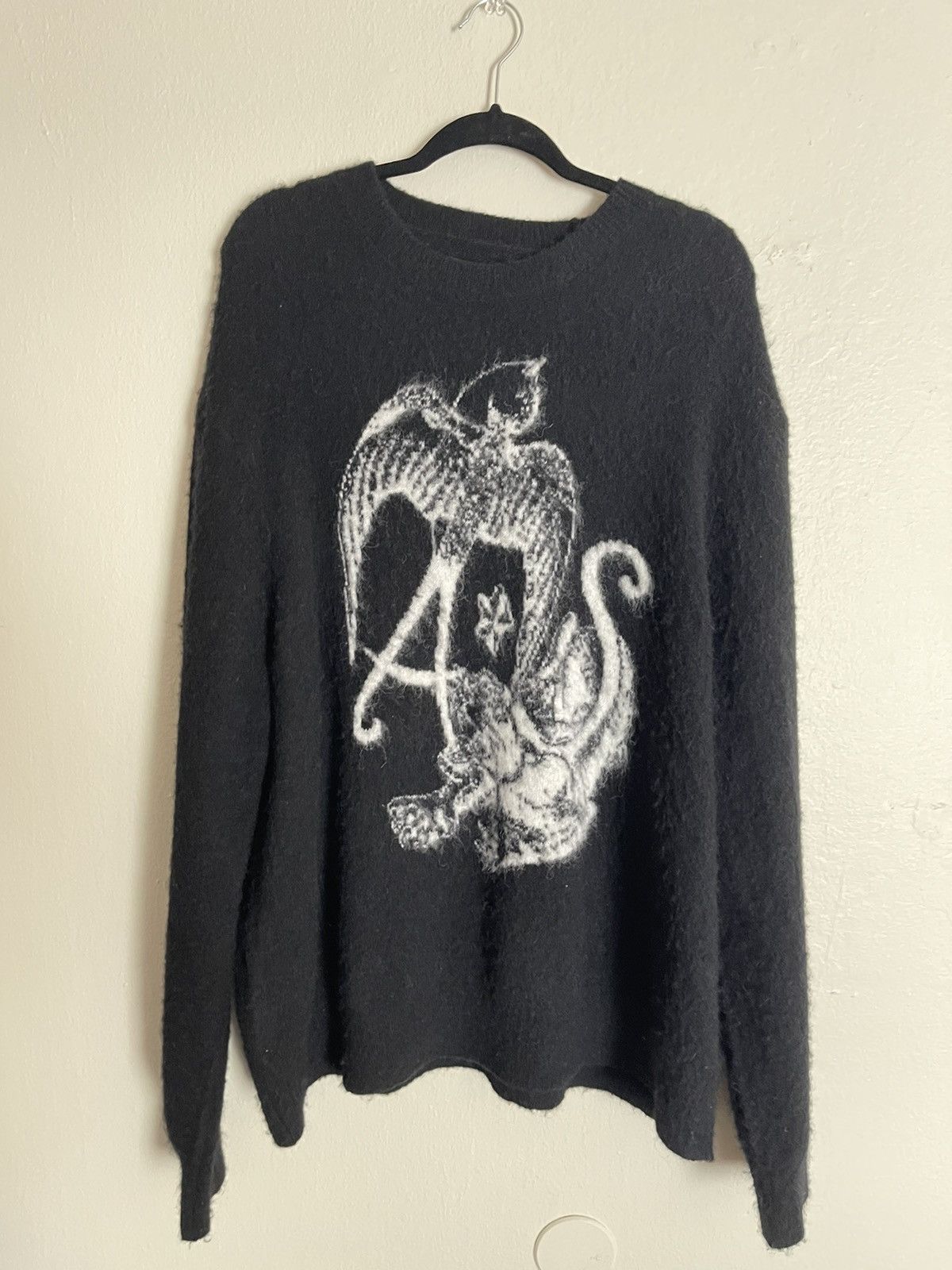 Allsaints All Saints Wilder Intarsia Crewneck Sweater | Grailed