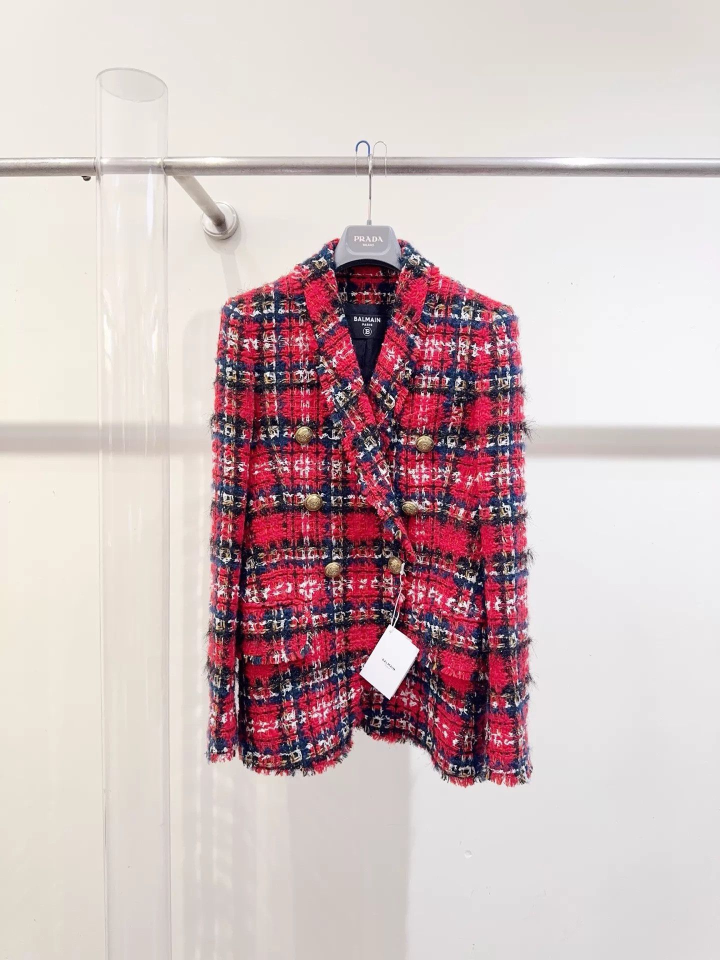 Balmain Balmain New Tweed Jacket Size 40 Size S / US 4 / IT 40 - 1 Thumbnail