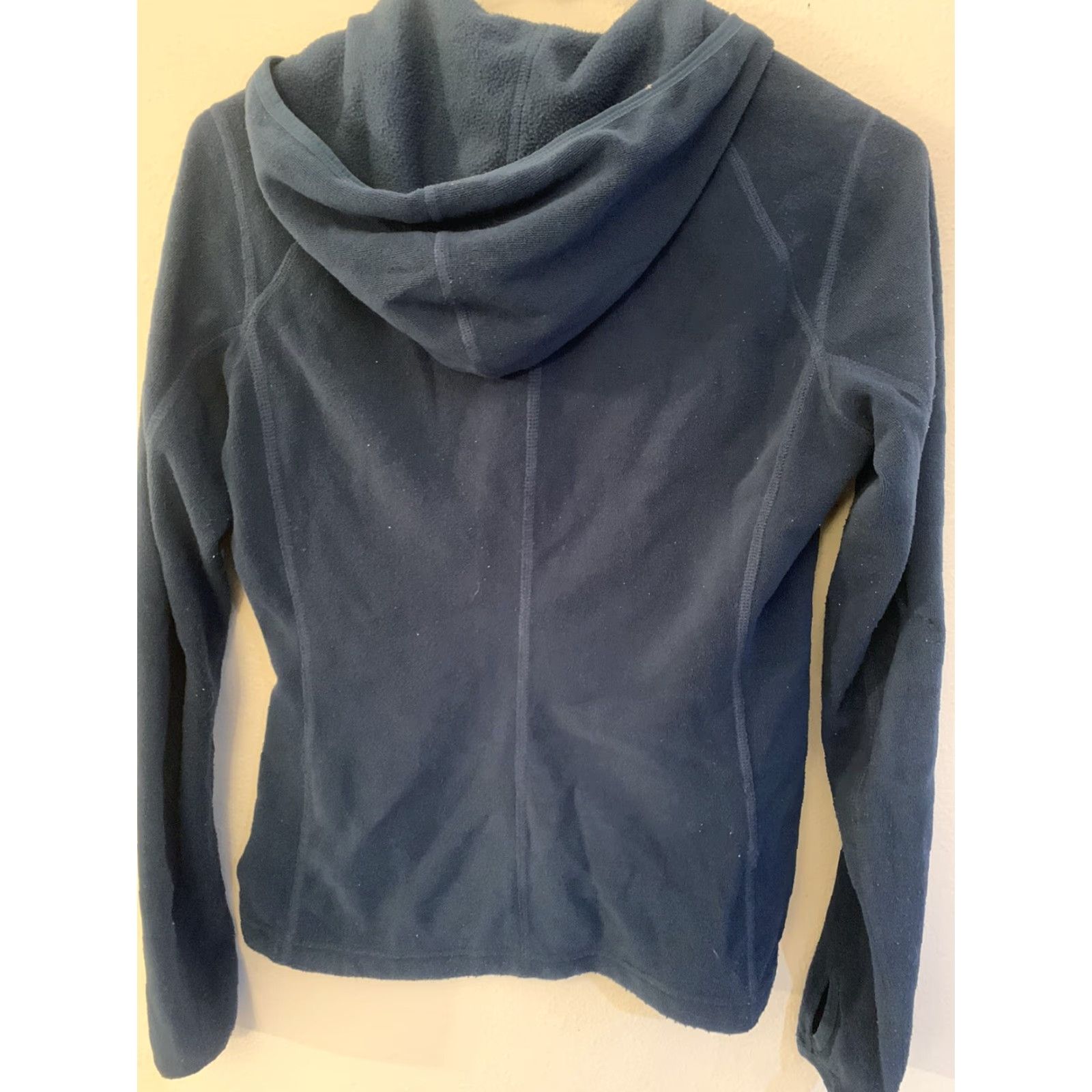 The North Face The North Face Hooded Fleece Jacket Full Zipper Small BLUE Shirt Women Regular S Blue Logo Zipper Hooded Lightweight Casual Outdoor Size S / US 4 / IT 40 - 3 Thumbnail