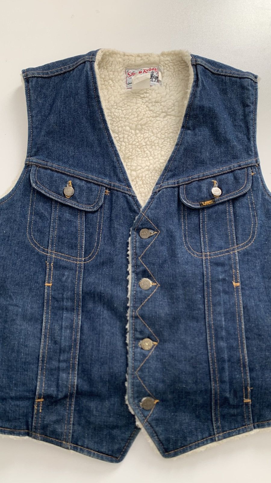 Lee × Vintage Lee Storm Rider Denim Blue Made In USA Size L Size US L / EU 52-54 / 3 - 4 Thumbnail