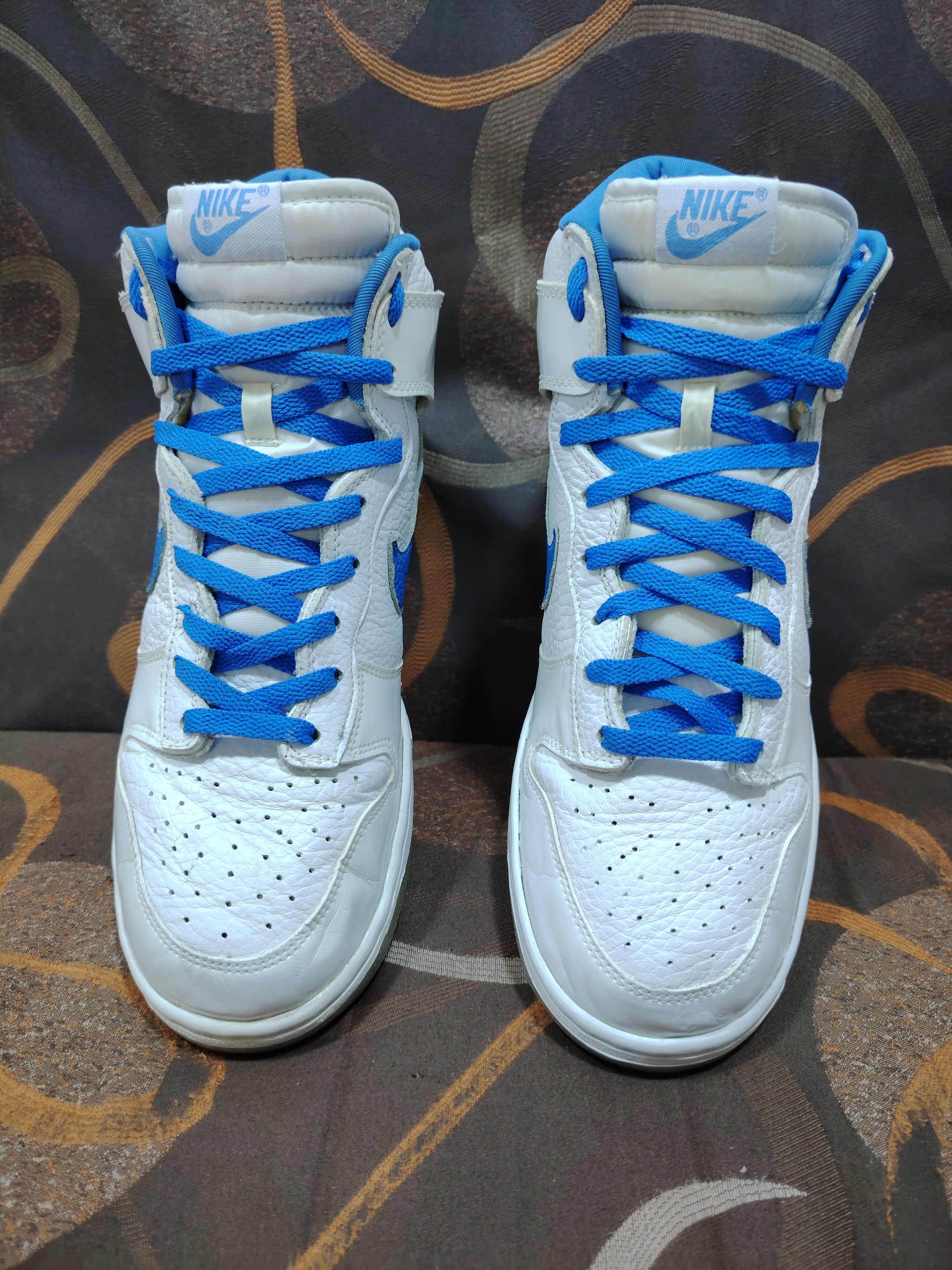 Nike 2002 NIKE DUNK HIGH UNIVERSITY BLUE FOOT 304093-142 US 11.5 Size US 11.5 / EU 44-45 - 3 Thumbnail