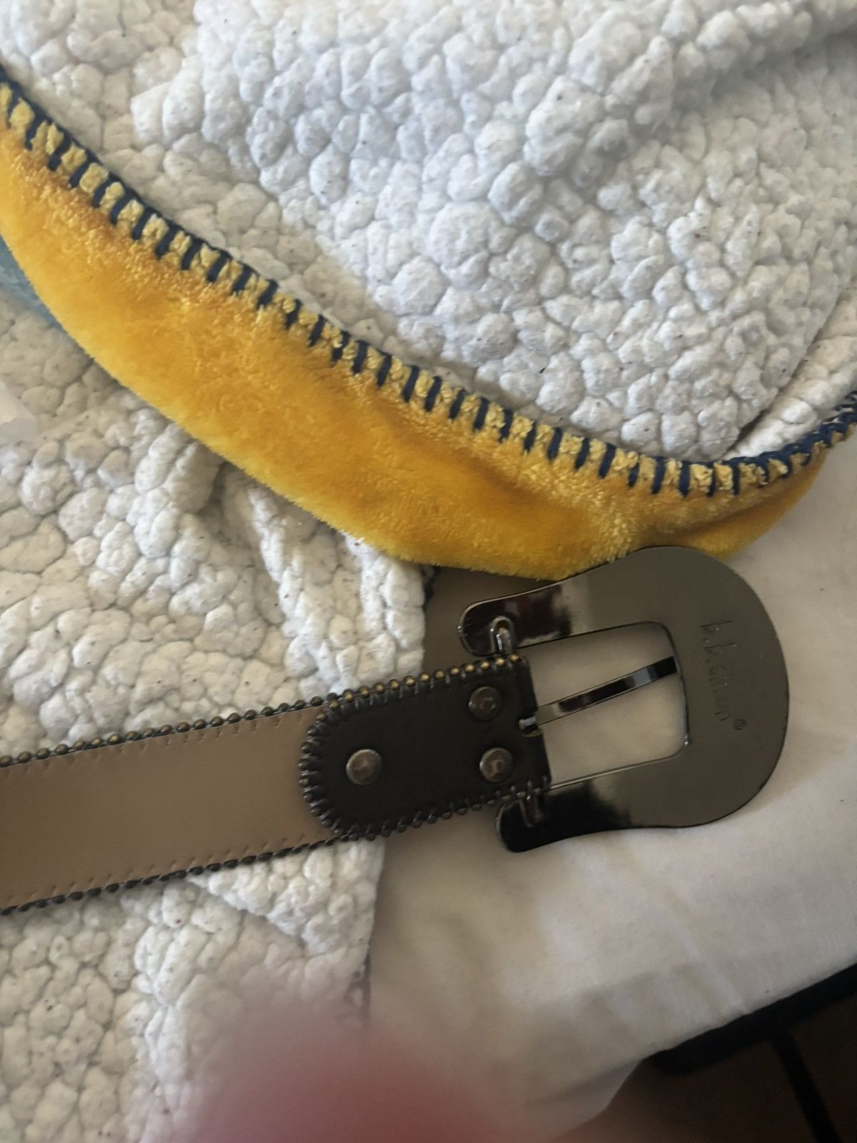 B.B. Simon Black BB Simon Belt Size 32 - 5 Thumbnail