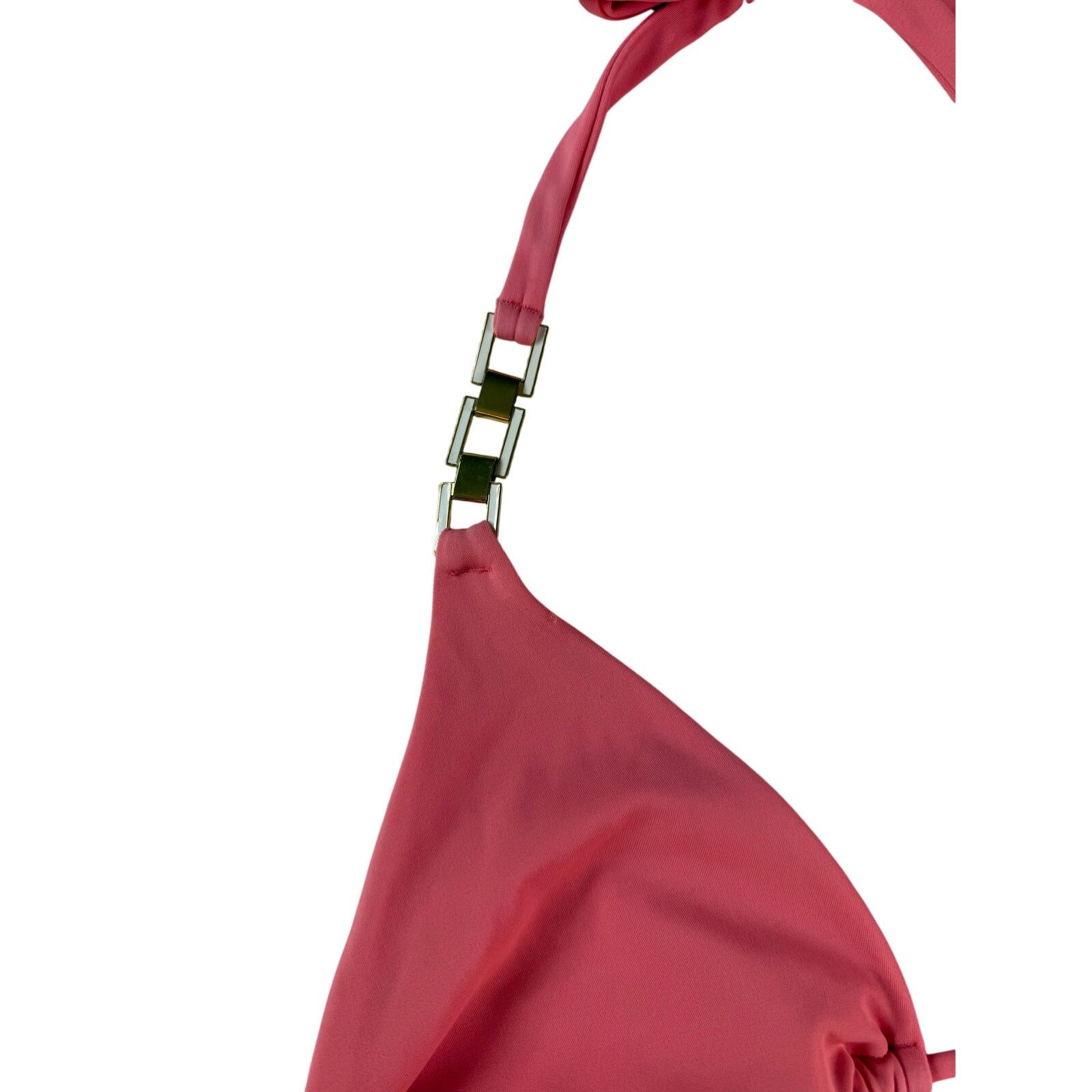 Victoria's Secret Victoria's Secret Coral Pink Swimsuit, Chain Detail, Sz L Size L / US 10 / IT 46 - 2 Thumbnail