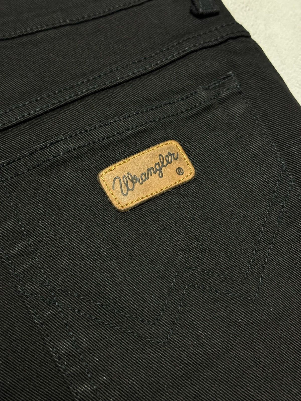 Vintage × Wrangler Vintage Wrangler Jeans Denim Pants Black Straight Baggy 90s Size US 32 / EU 48 - 4 Thumbnail