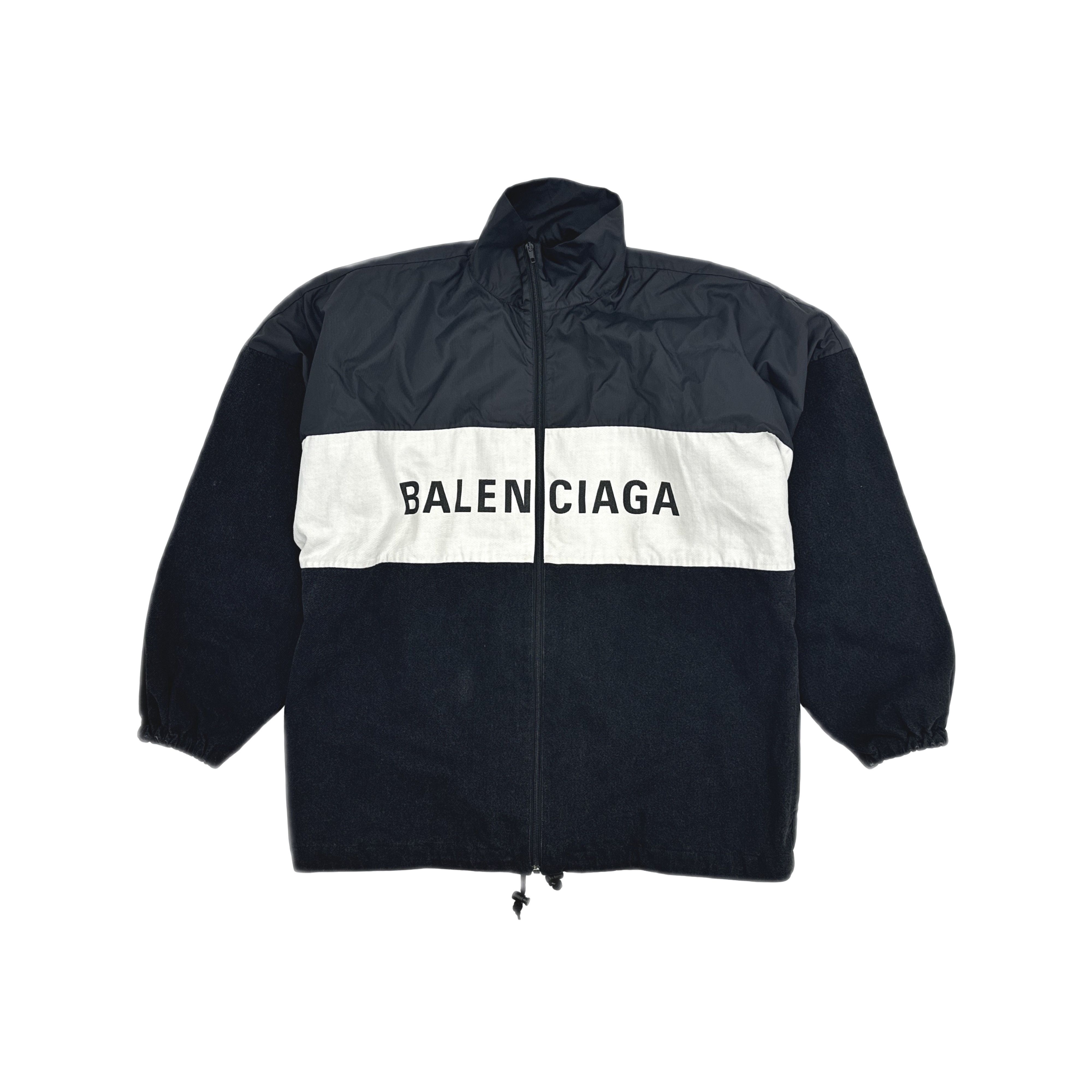 Balenciaga Balenciaga Logo Print Colorblock Jacket 34 Size XS / US 0-2 / IT 36-38 - 1 Thumbnail