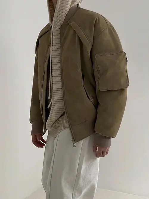 Japanese Brand × Other Streetwear Fashion Loose Jacket Coat Bomber Size US XL / EU 56 / 4 - 1 Thumbnail