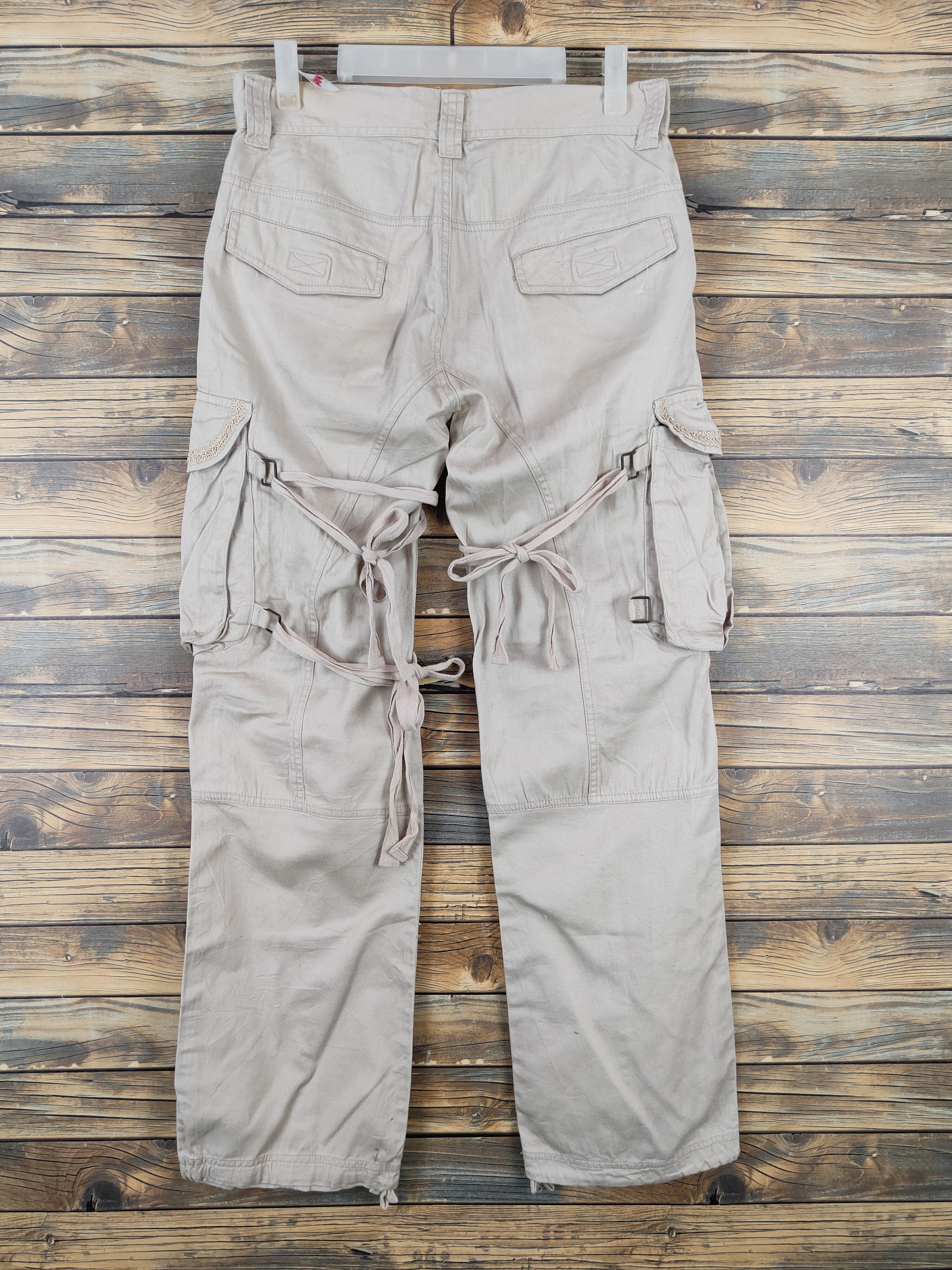 Japanese Brand DL Dack Dive Cream Multipocket Tactical Cargo Pants #W1009 Size US 30 / EU 46 - 8 Thumbnail