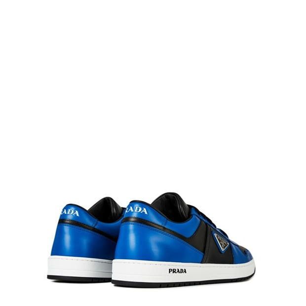 Prada Men'S Downtown Leather Low Top Trainers Size US 10 / EU 43 - 5 Thumbnail