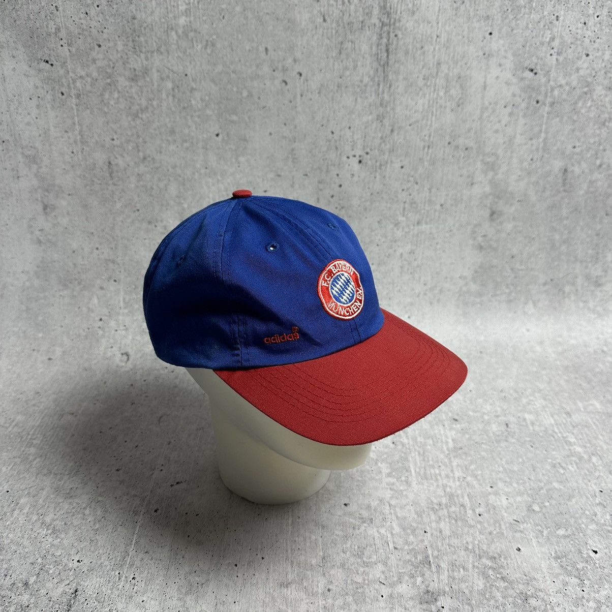 Adidas × Vintage 90s Adidas FC Bayern Munchen Cap Hat soccer football Size ONE SIZE - 1 Thumbnail
