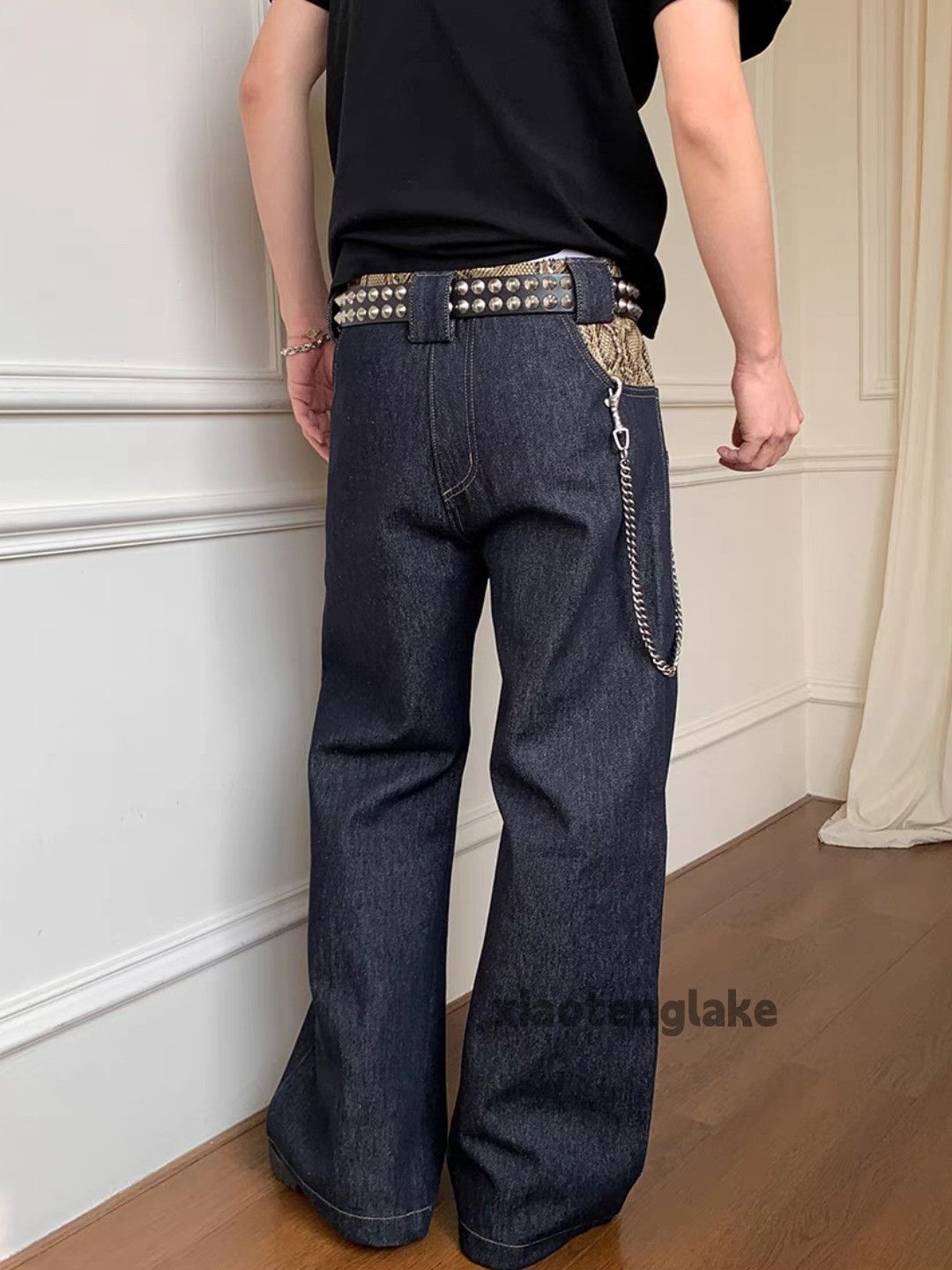 Vintage Custom unisex utility punk yuppie loose baggy jeans Size US 32 / EU 48 - 3 Thumbnail