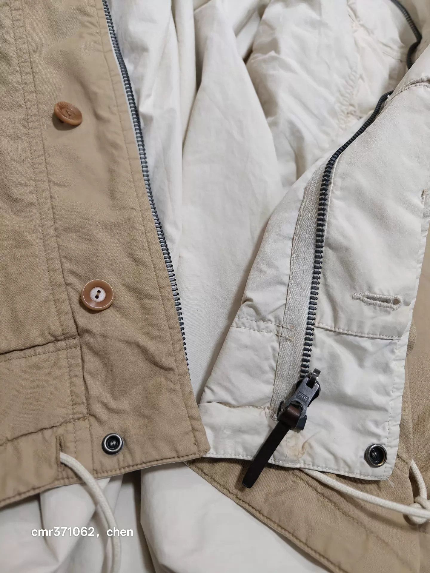 Visvim VISVIM GLACIER POINT PARKA Beige S2 Used Mud-Dyed Size US M / EU 48-50 / 2 - 6 Thumbnail