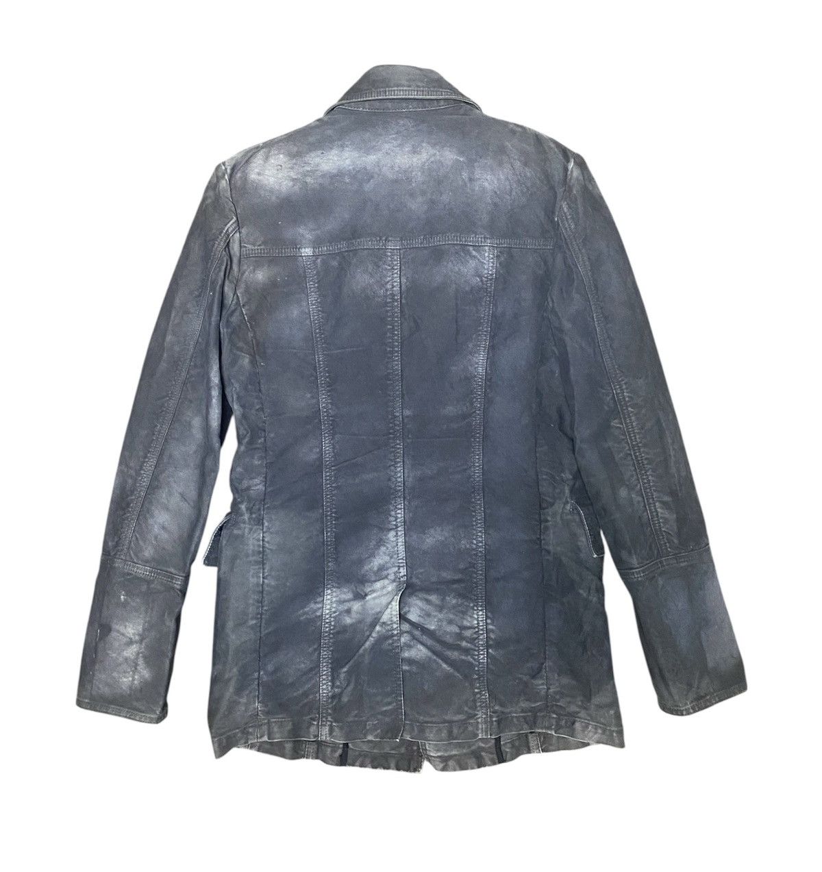 5351 POUR LES HOMMES 5351 Pour Les Hommes Cowhide Leather Trench Coat Size US M / EU 48-50 / 2 - 2 Thumbnail