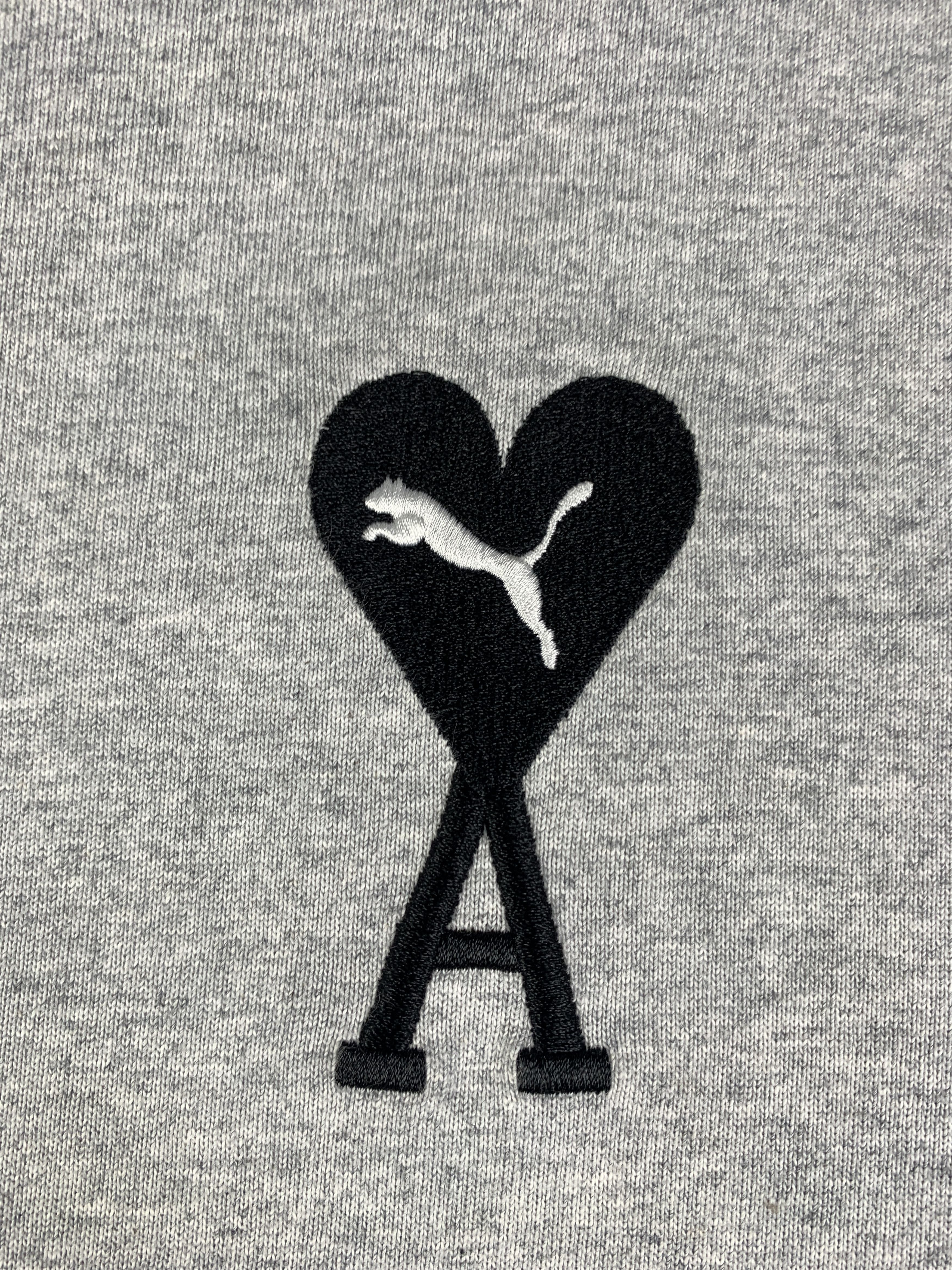 AMI × Puma Puma x AMI Grey Thick Chest Logo Tee (XL) Size US XL / EU 56 / 4 - 2 Thumbnail