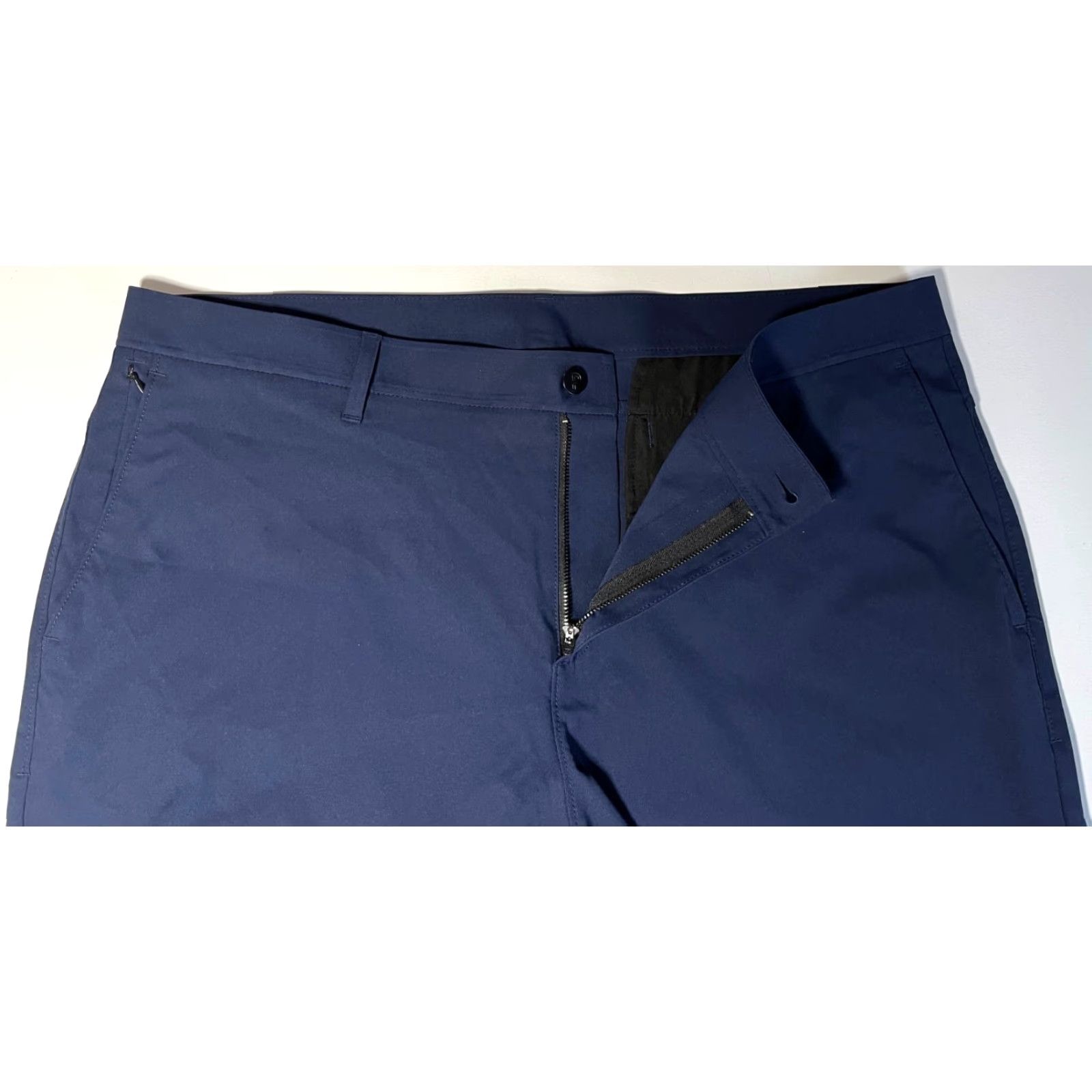 Vintage VINTAGE Public Rec Pants Navy 38x30 Chino City Preppy Mens Regular Straight Front Zip Polyester 30 Inseam Stretch Pockets Size US 38 / EU 54 - 4 Thumbnail