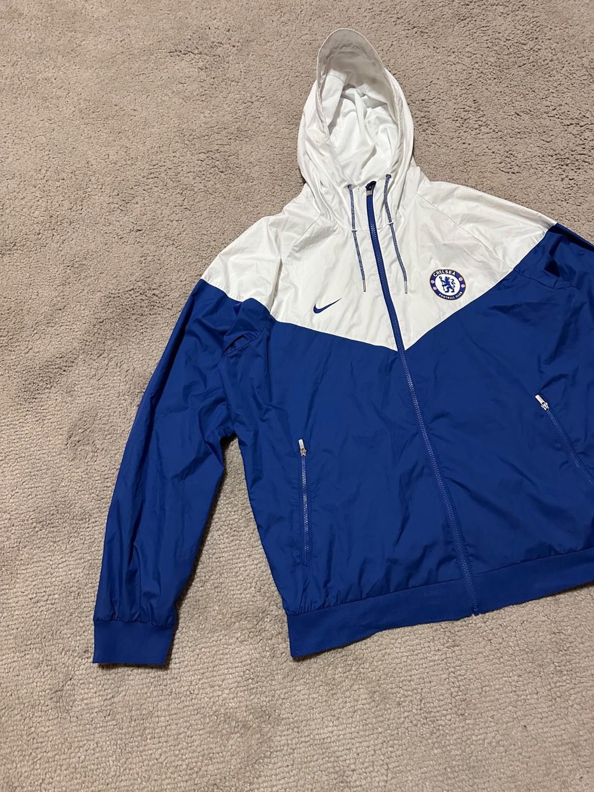 Nike Nike Chelsea Windrunner Football Soccer Jacket Sz XL Size US XL / EU 56 / 4 - 2 Thumbnail