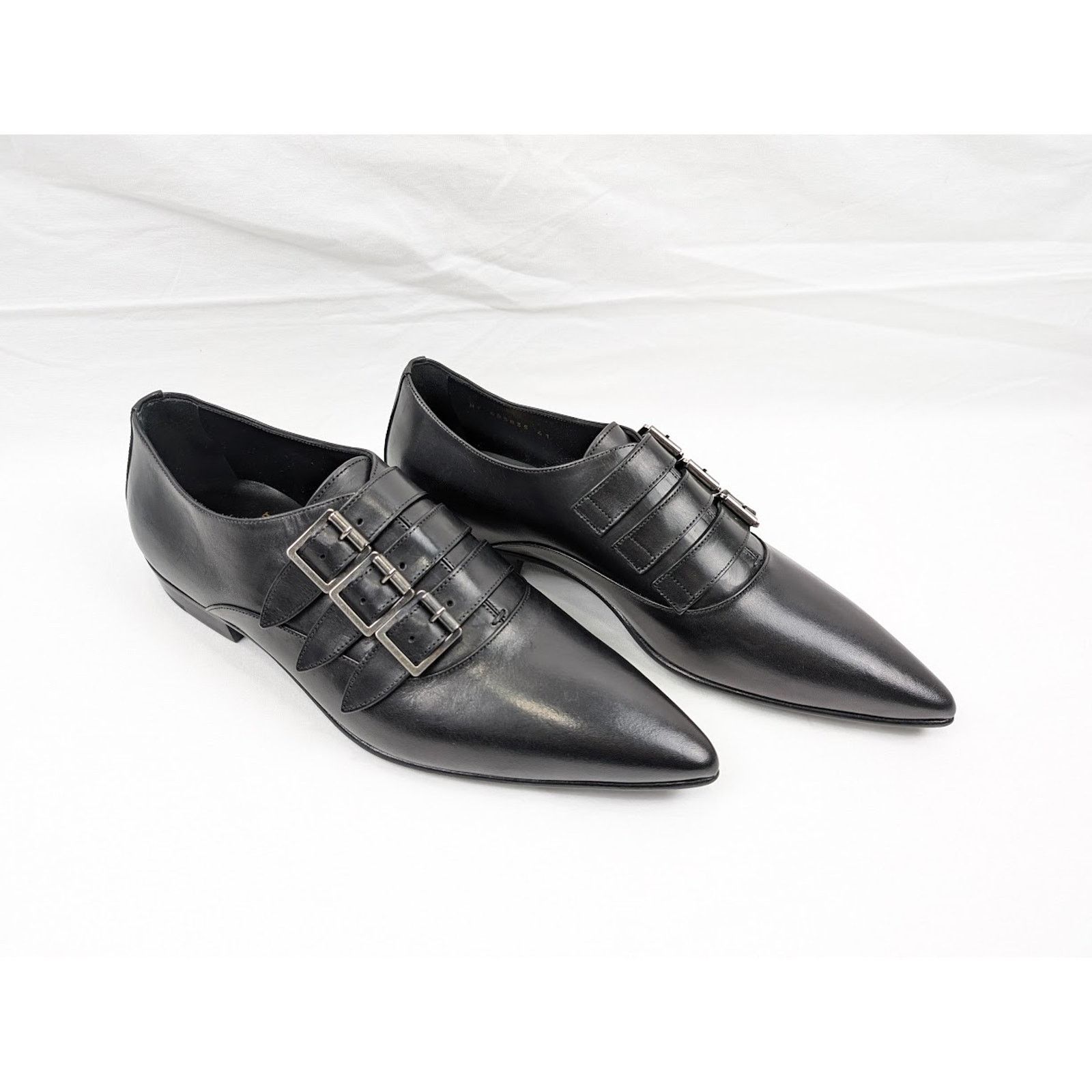 Saint Laurent Paris o1rshd1 Q:2 / Levine 15 Derby Shoes in Nero Size US 9 / EU 42 - 13 Thumbnail