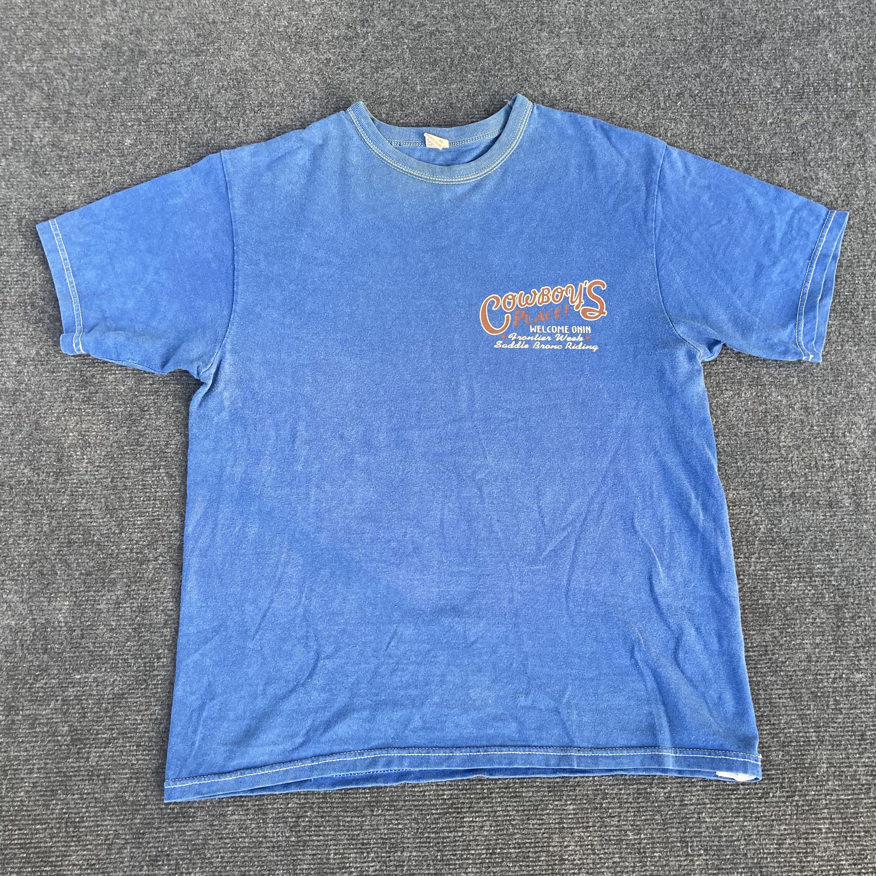 The Flat Head Flathead Japanese Brand Original Sz 40 Workwear T Shirt Size US S / EU 44-46 / 1 - 1 Thumbnail