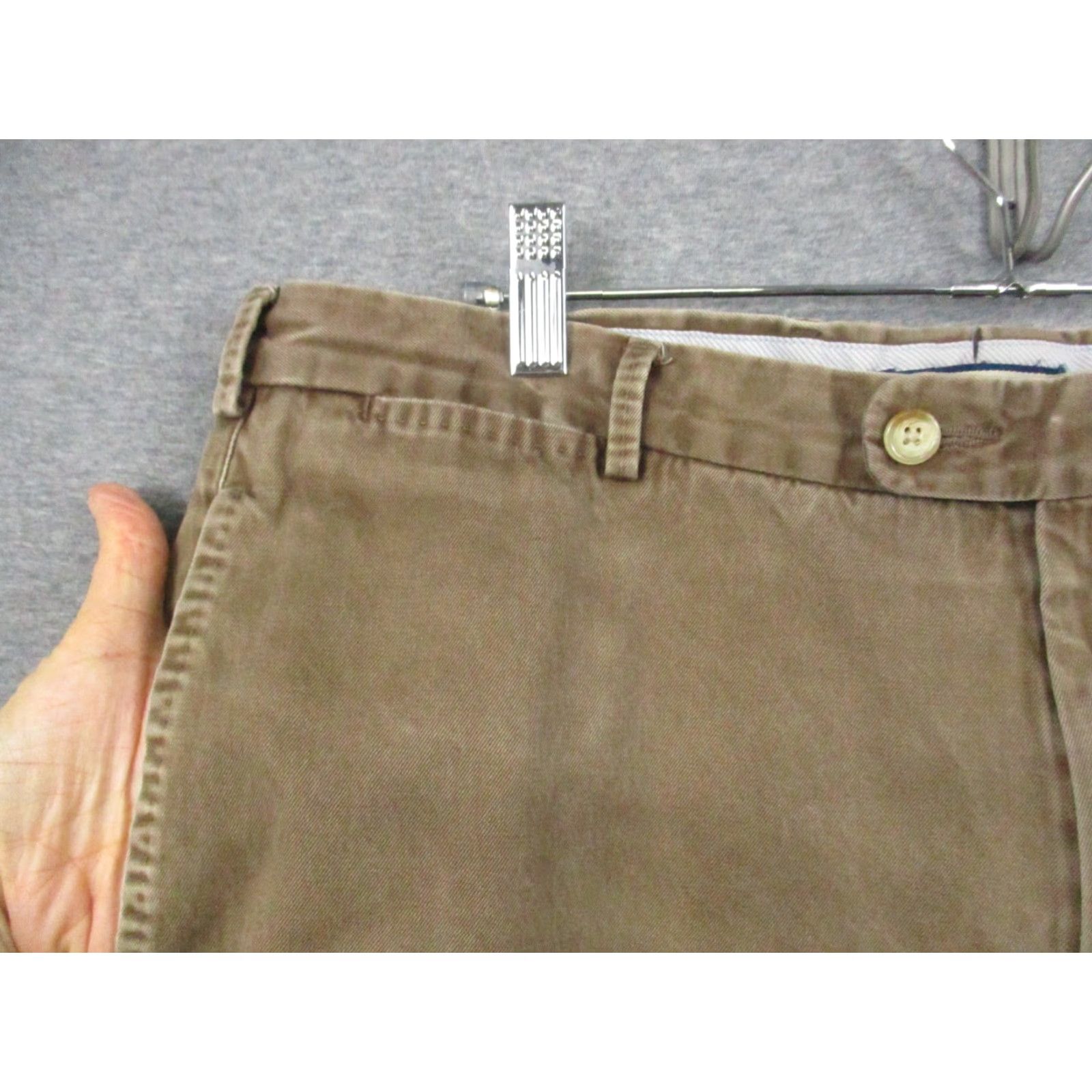 Peter Millar VINTAGE Peter Millar PantS 36x26 Brown Straight Short Chino Golf Size US 36 / EU 52 - 3 Thumbnail