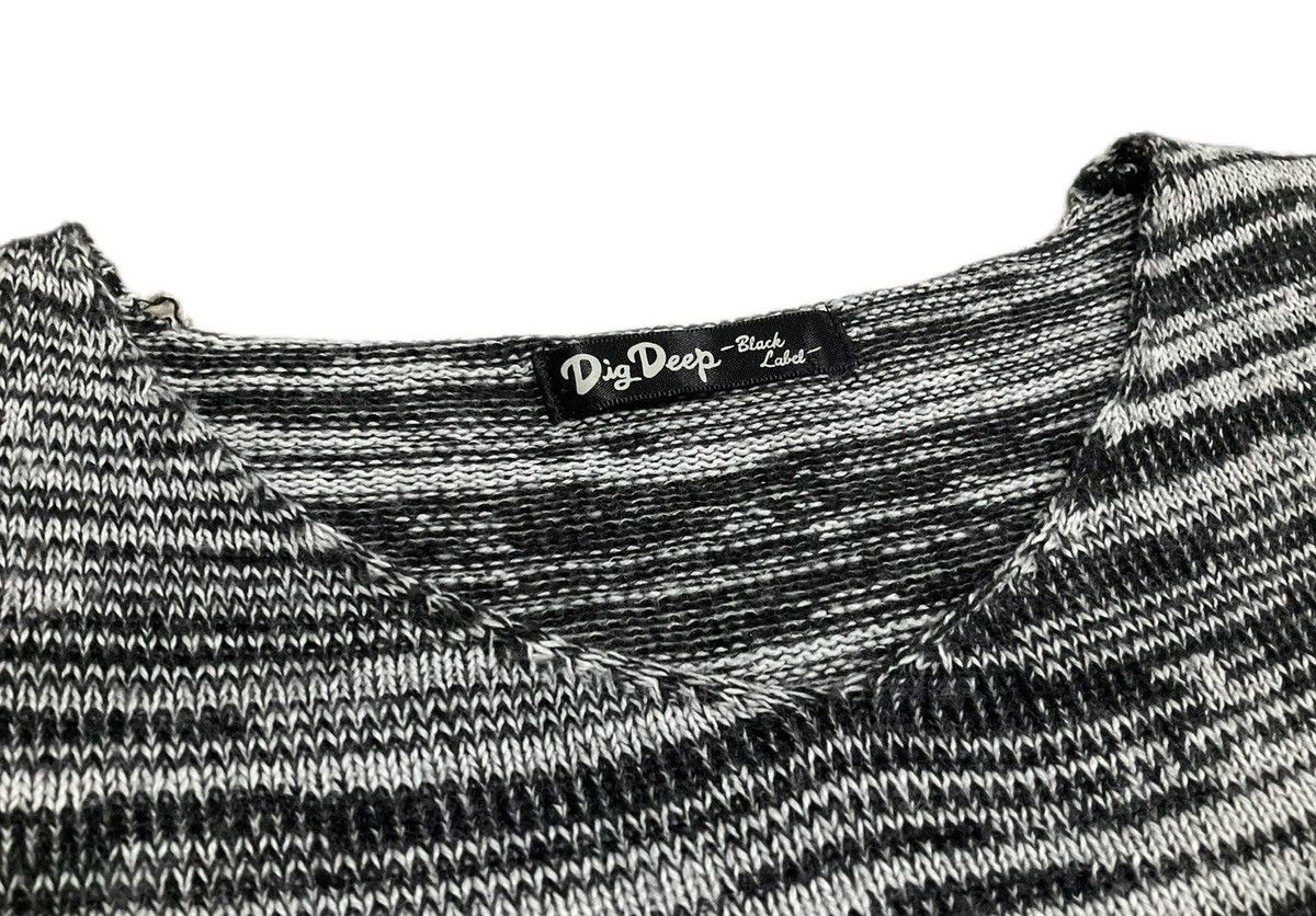 Hysteric Glamour × Japanese Brand × Seditionaries 🔥Sick Y2K Dig Deep Frayed Knit Sweater Distressed Size US M / EU 48-50 / 2 - 7 Thumbnail