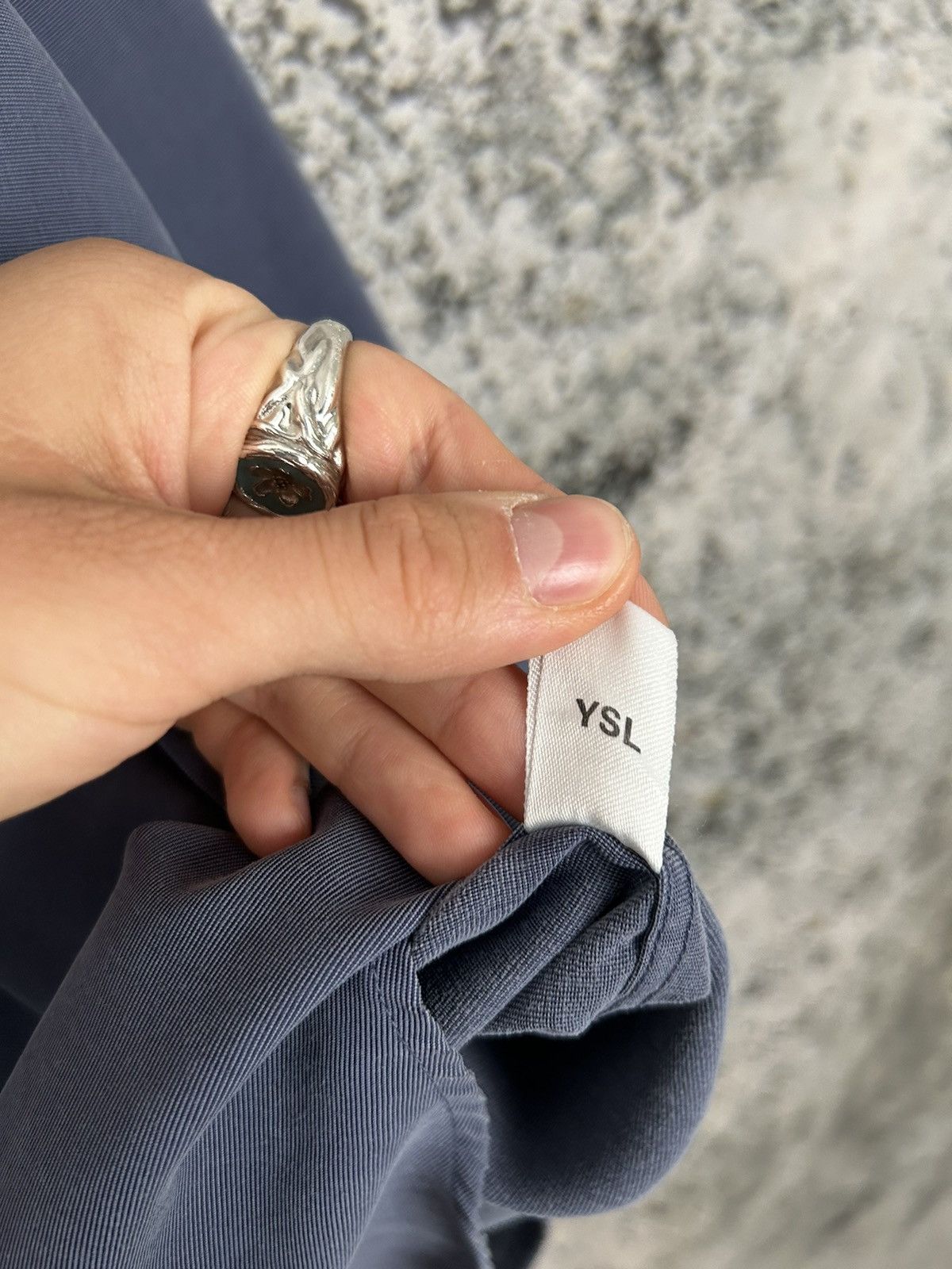 Yves Saint Laurent Vintage YSL Saint Laurent Jeans Shirt Designer Rare 90s Size US L / EU 52-54 / 3 - 6 Thumbnail