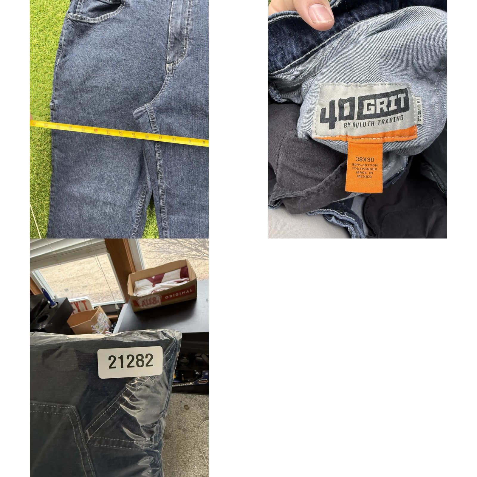 Denime Duluth Jeans Mens 38X30 Standard Fit Dark Wash Denim Workwear Shirt? Size US 38 / EU 54 - 8 Thumbnail