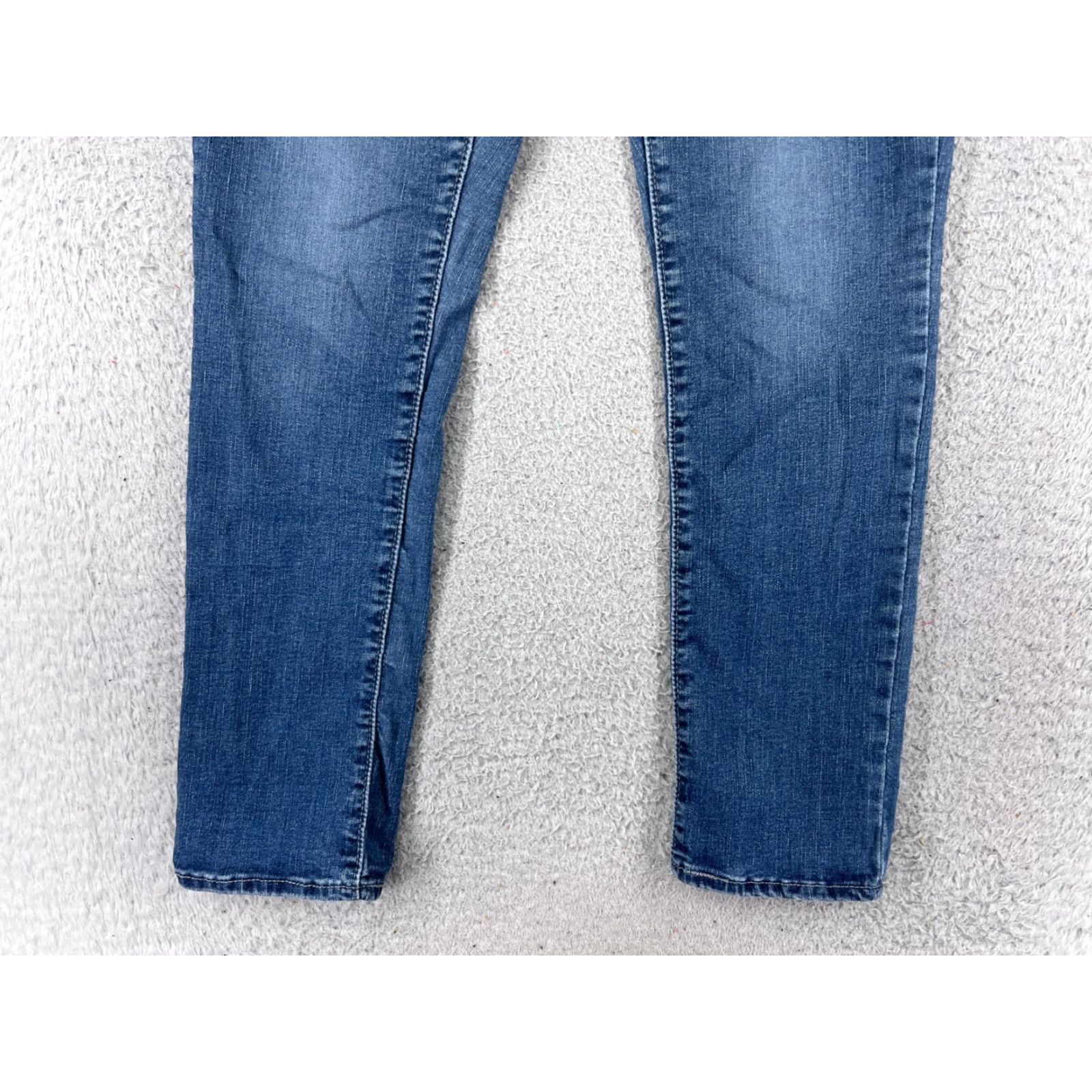 Levi's Levis Jeans Women 29 Blue Denim Mid Rise Skinny Cotton Blend 25x28 Size 29" - 2 Thumbnail
