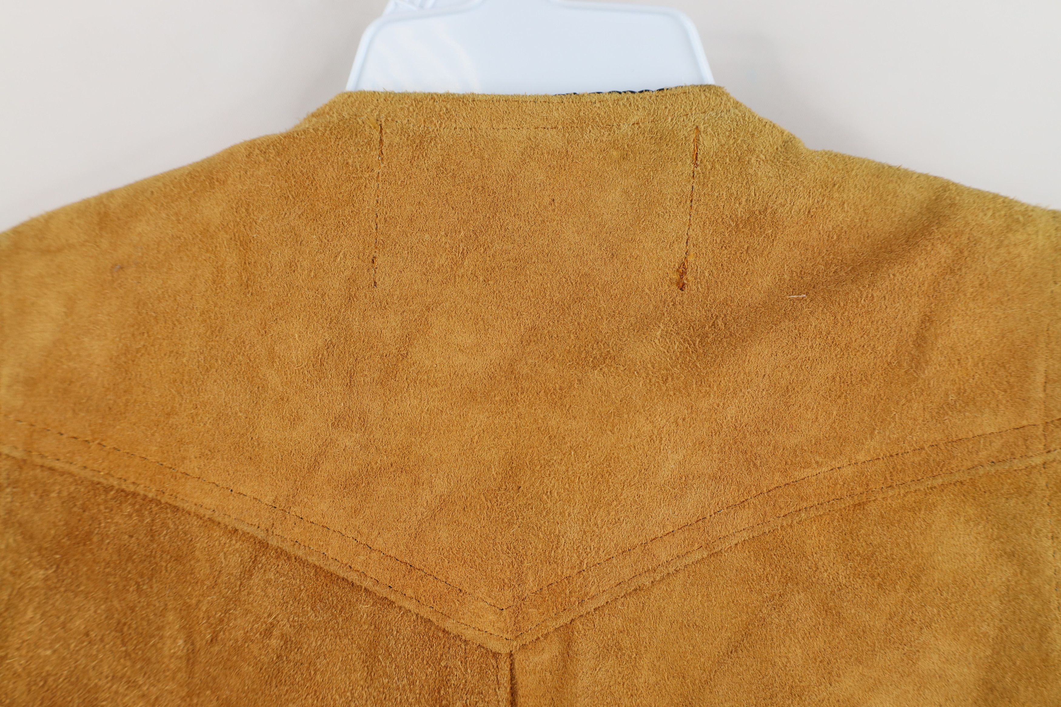 Playboy × Vintage Vintage 70s 80s Playboy Bunny Leather Vest Jacket Brown Size S / US 4 / IT 40 - 10 Thumbnail