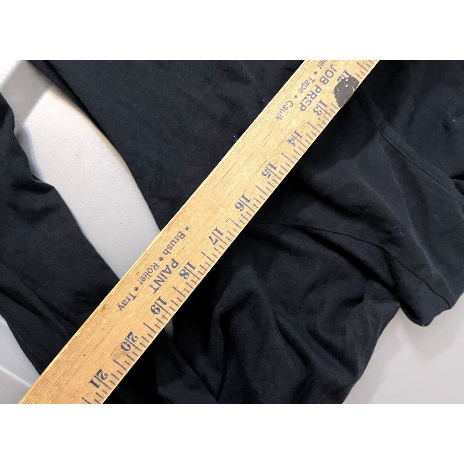 Old Navy Old Navy Black XL Vintage T-Shirt Long Sleeve Round Neck Top Women Slim 100% Cotton Basic Breathable Size XL / US 12-14 / IT 48-50 - 5 Thumbnail