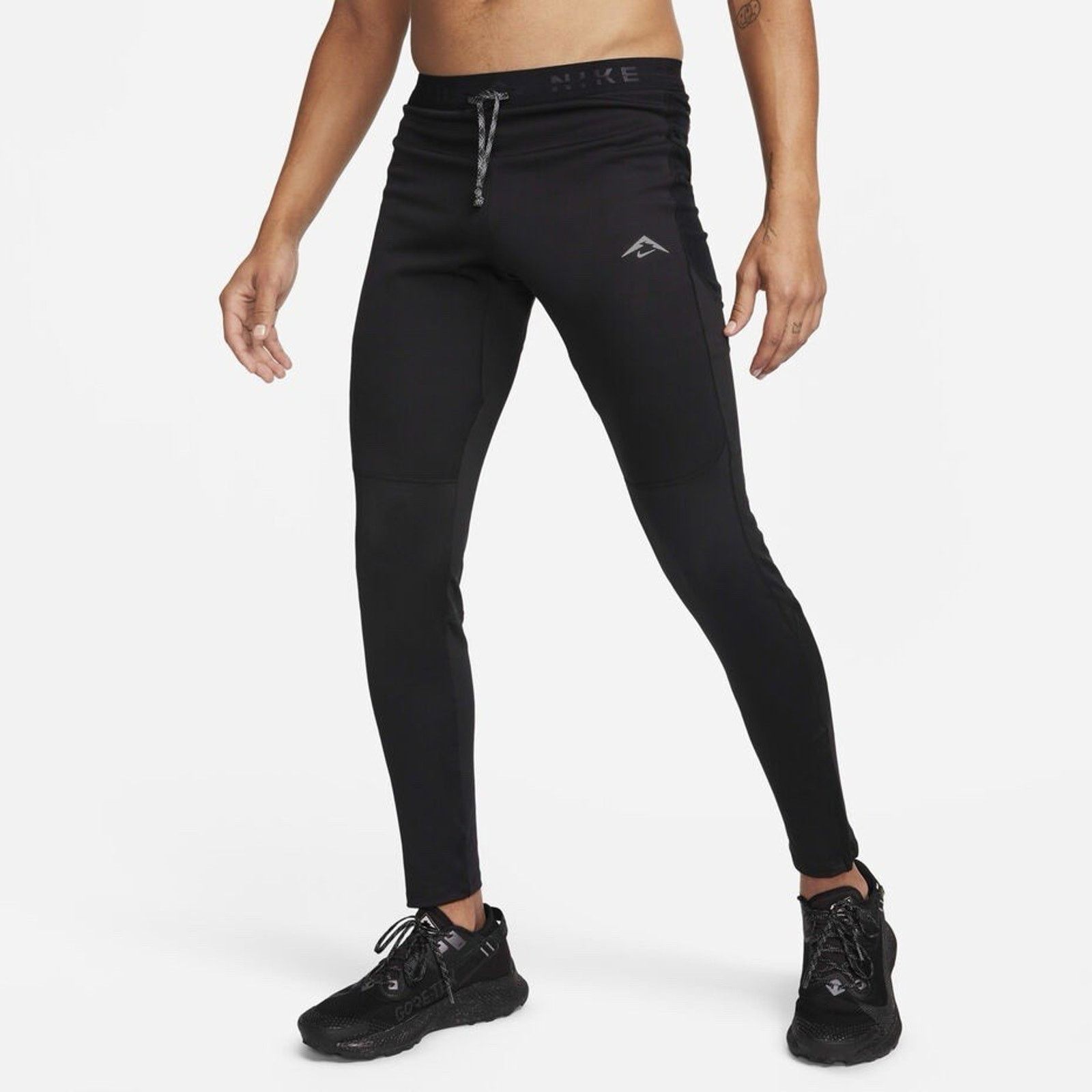 Nike Nike Trail Tight Pants Small Running Leggings Zip Pocket Size US 30 / EU 46 - 1 Thumbnail