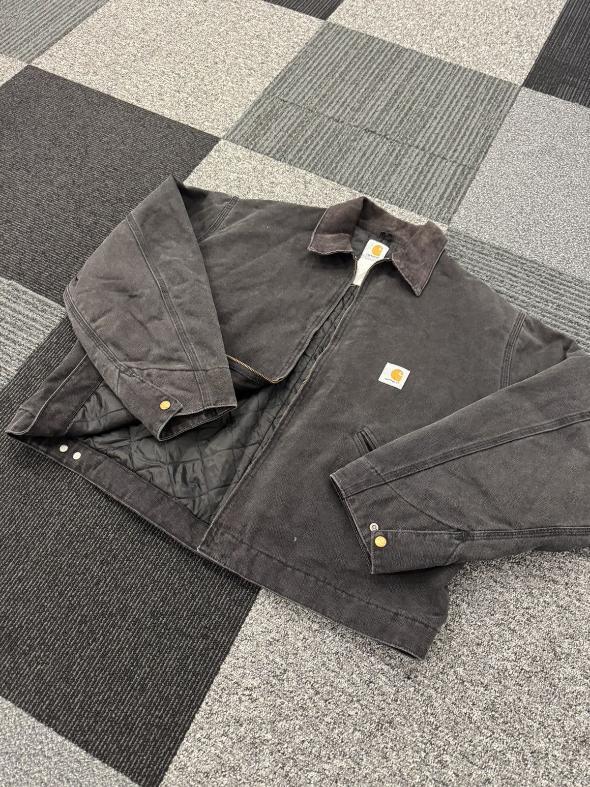 Carhartt Carhartt Detroit Jacket BLK usa vintage og Size US XL / EU 56 / 4 - 2 Thumbnail