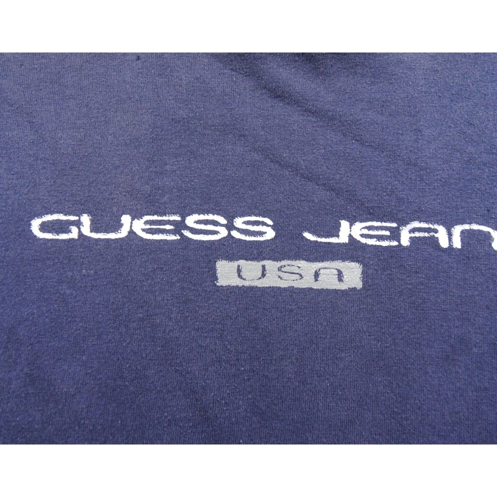 Guess VINTAGE Guess Sweatshirt Mens S Blue Crewneck Sweater Y2K 90s Pullover Adult Size US S / EU 44-46 / 1 - 2 Thumbnail