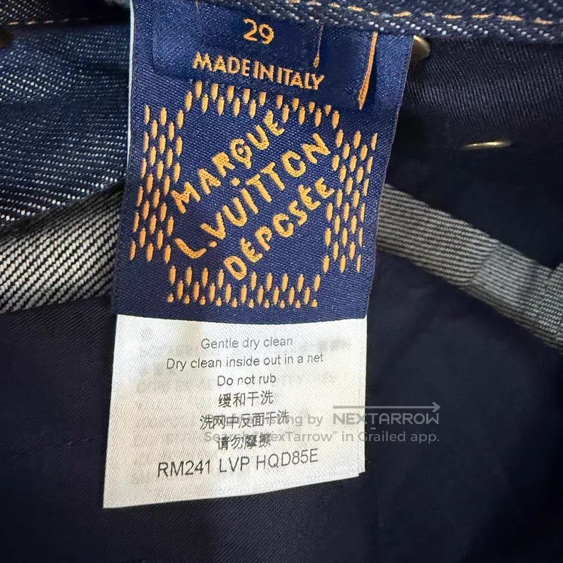 Louis Vuitton Louis Vuitton Fei Dong Full Print Embroidered Jeans Size US 29 - 4 Thumbnail