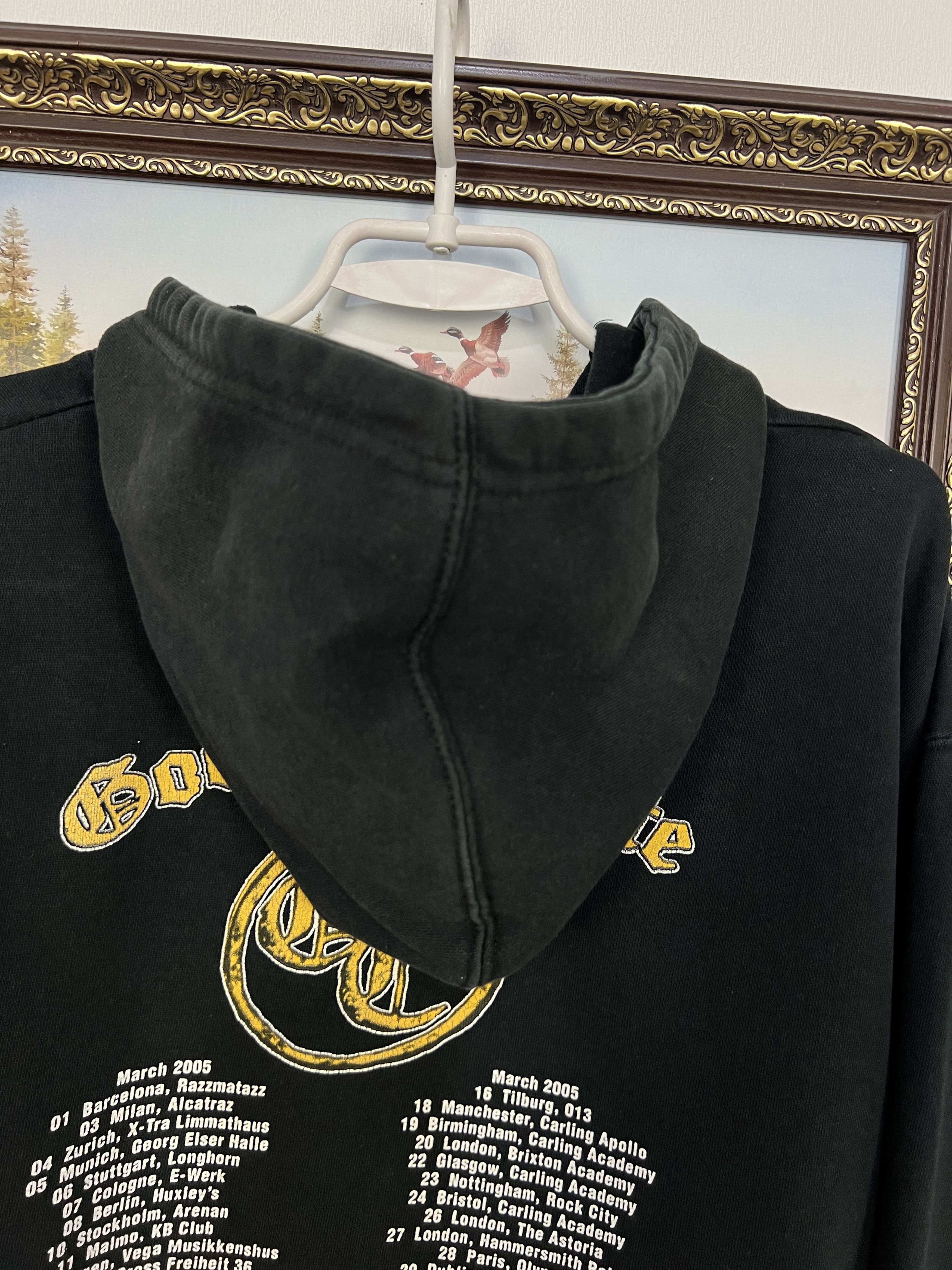 Vintage Vintage Good Charlotte Band Tour Hoodie Black Mens Jacket Size US XL / EU 56 / 4 - 14 Thumbnail