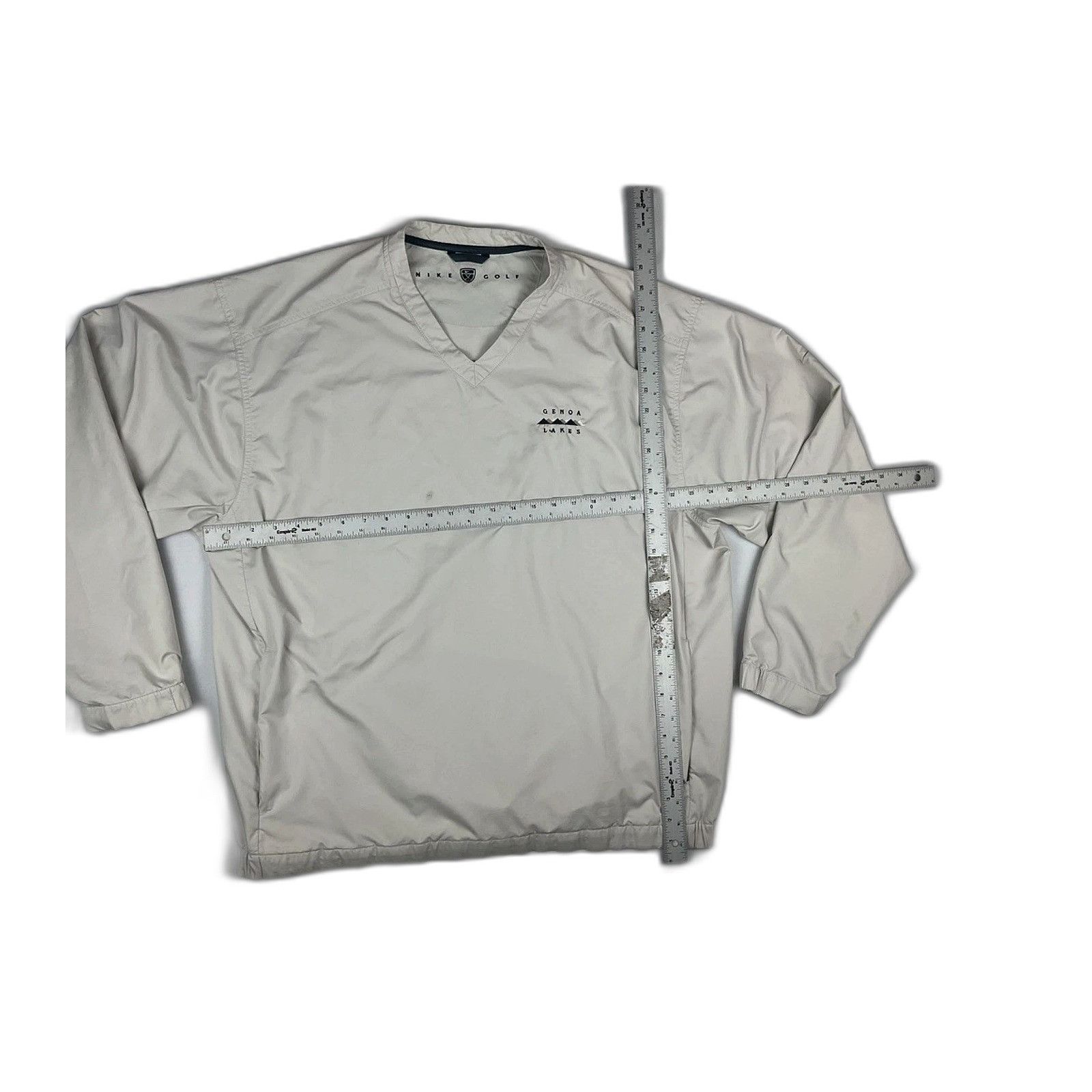 Nike Nike Golf Pullover Windbreaker Mens XL Beige Genoa Lakes V N Size US XL / EU 56 / 4 - 4 Thumbnail