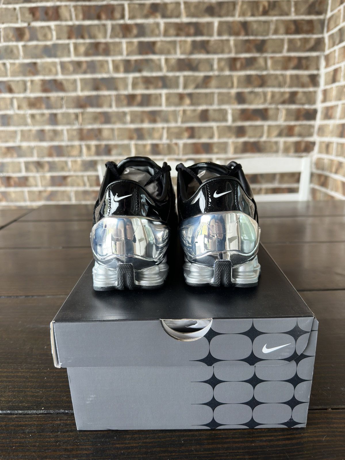 Nike Maha Amsterdam x Nike T90 Shox Black Silver Size US 8 / EU 41 - 4 Thumbnail