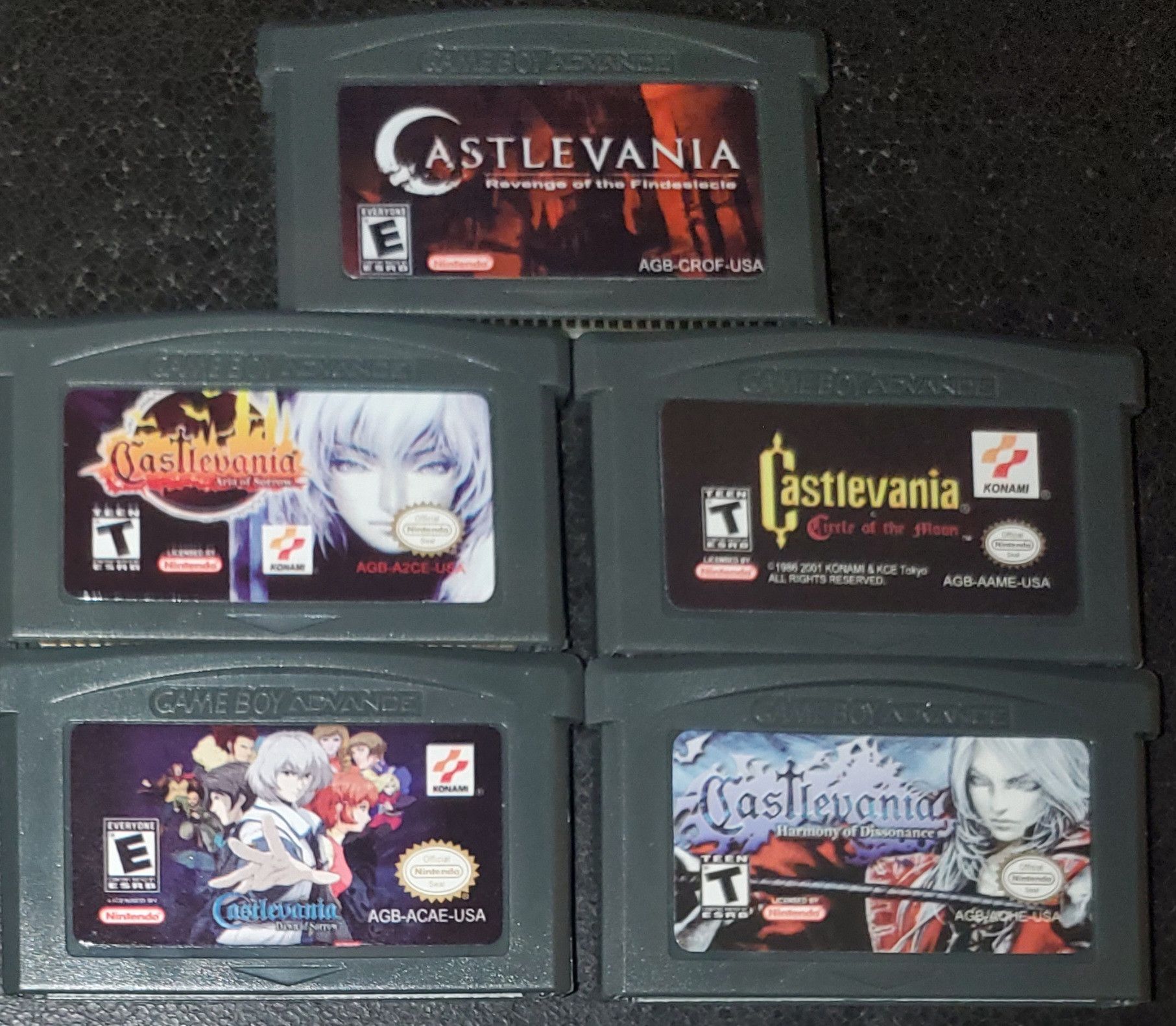 Nintendo Castlevania GBA Video Game Collection Nintendo Size ONE SIZE - 1 Thumbnail