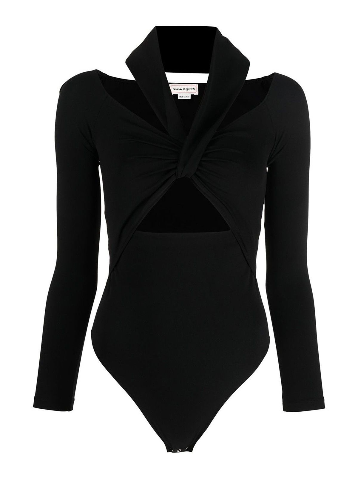 Alexander McQueen o1y0325 Bodysuit in Black Size M / US 6-8 / IT 42-44 - 1 Thumbnail