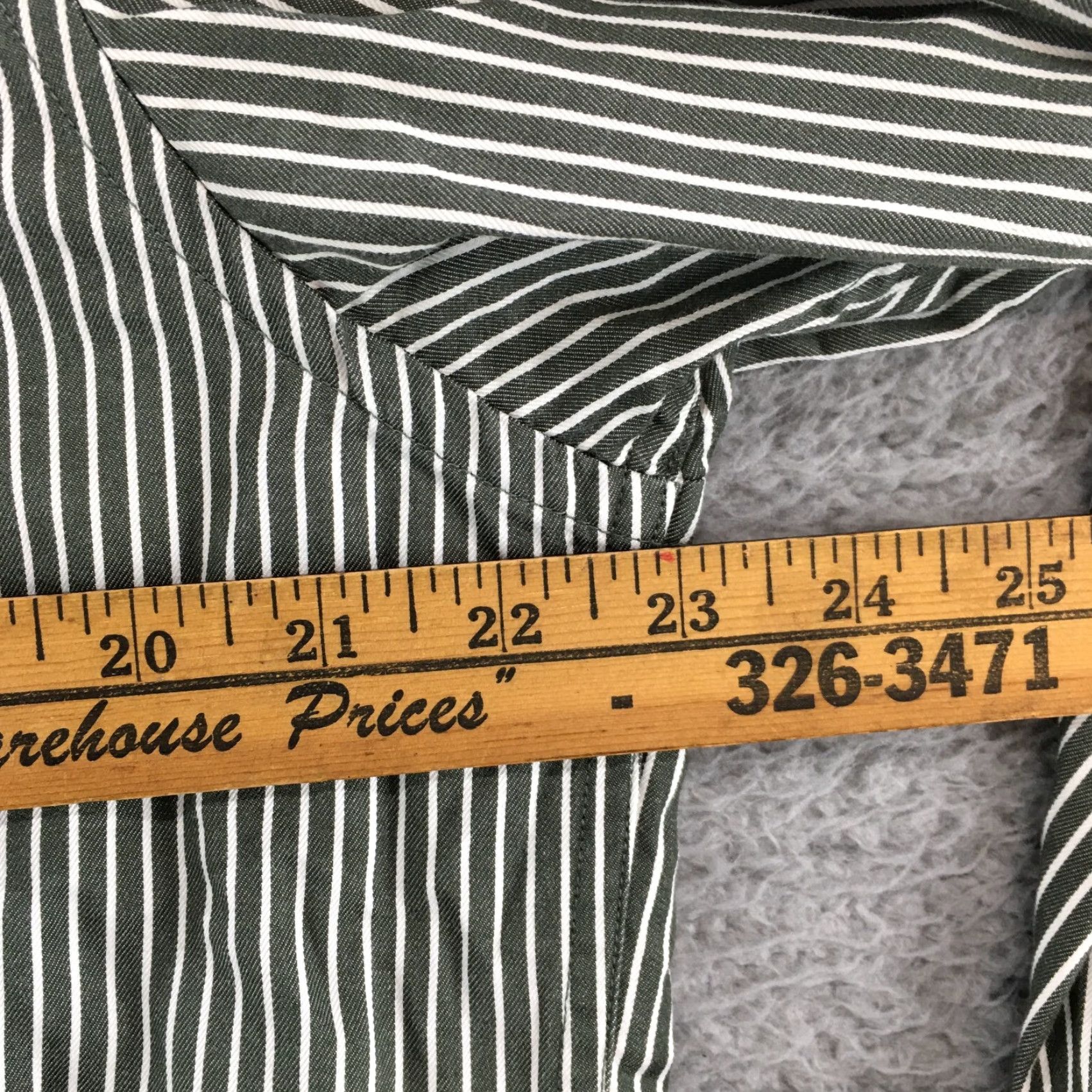 Banana Republic Banana Republic Button-Up Shirt Mens M Green Cotton Pinstripe Collared Long Sleeve Shirt Size US M / EU 48-50 / 2 - 4 Thumbnail
