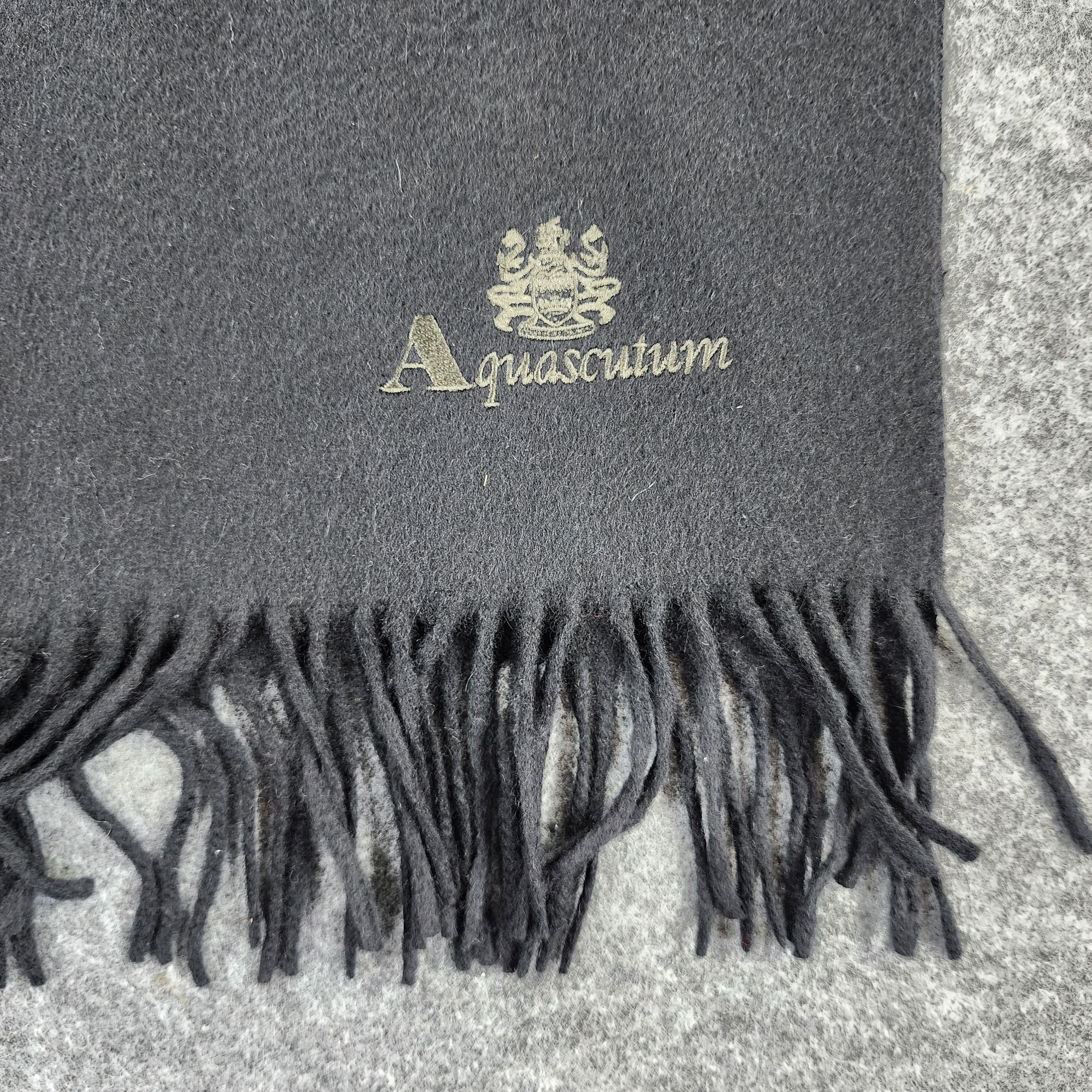 Aquascutum × Vintage Aquascutum Scarf / Muffler / Neckwear D006 Size ONE SIZE - 6 Thumbnail
