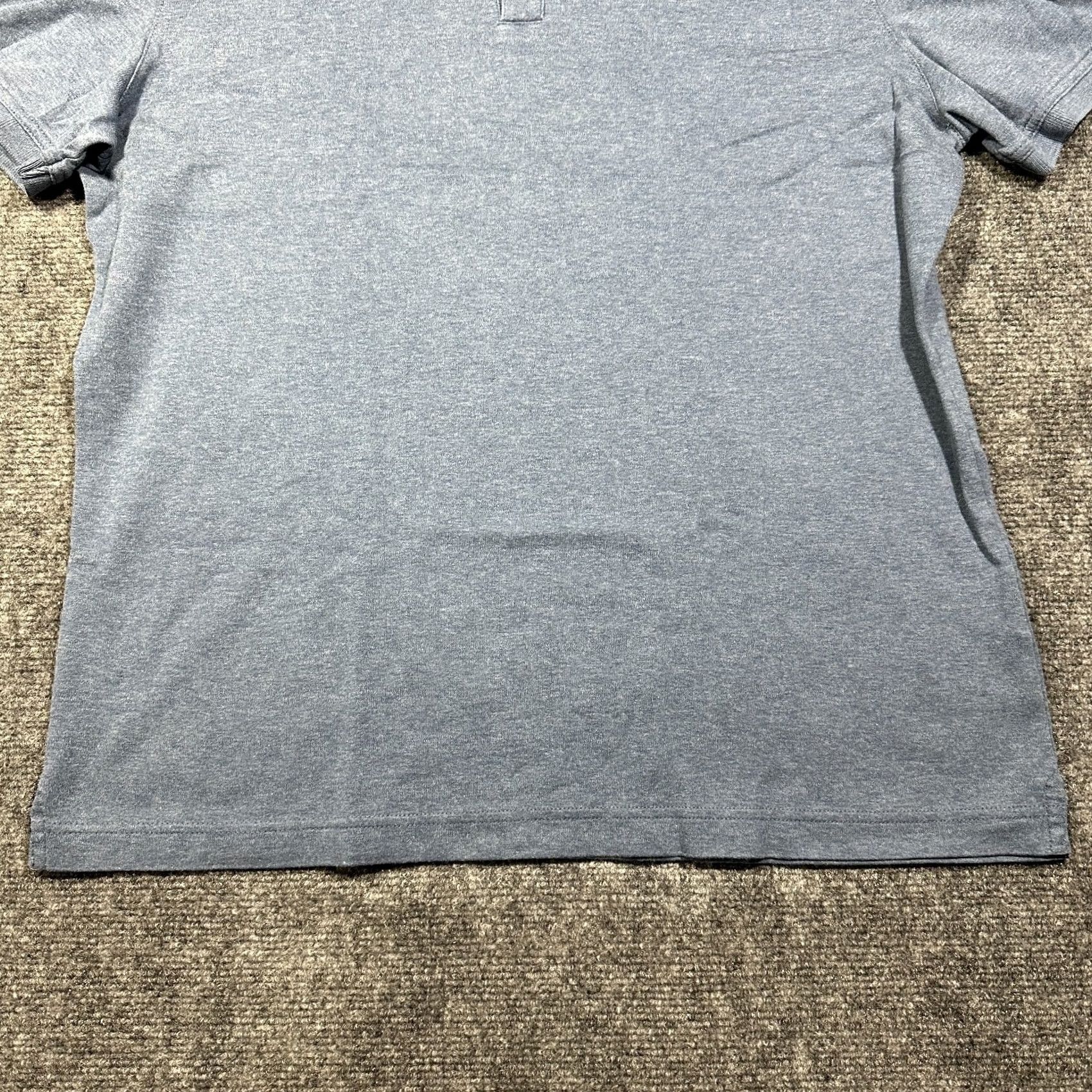 Banana Republic Banana Republic Polo Shirt Mens Large Luxury Touch Blue Cotton Short Sleeve Polo Size US L / EU 52-54 / 3 - 2 Thumbnail