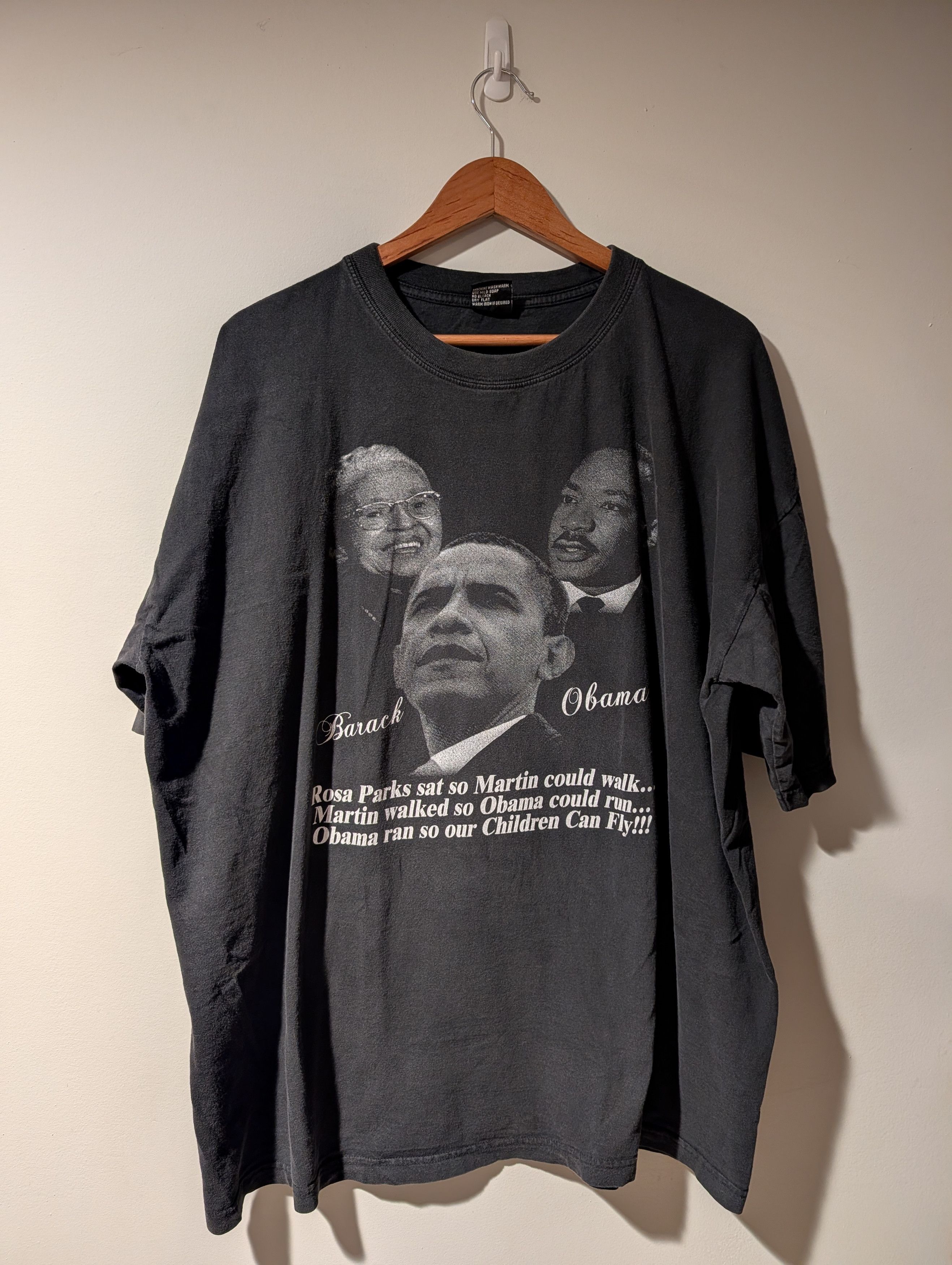 Arts & Science VINTAGE Barack Obama MLK T-Shirt Black History Civil Rights Size US XXL / EU 58 / 5 - 1 Thumbnail