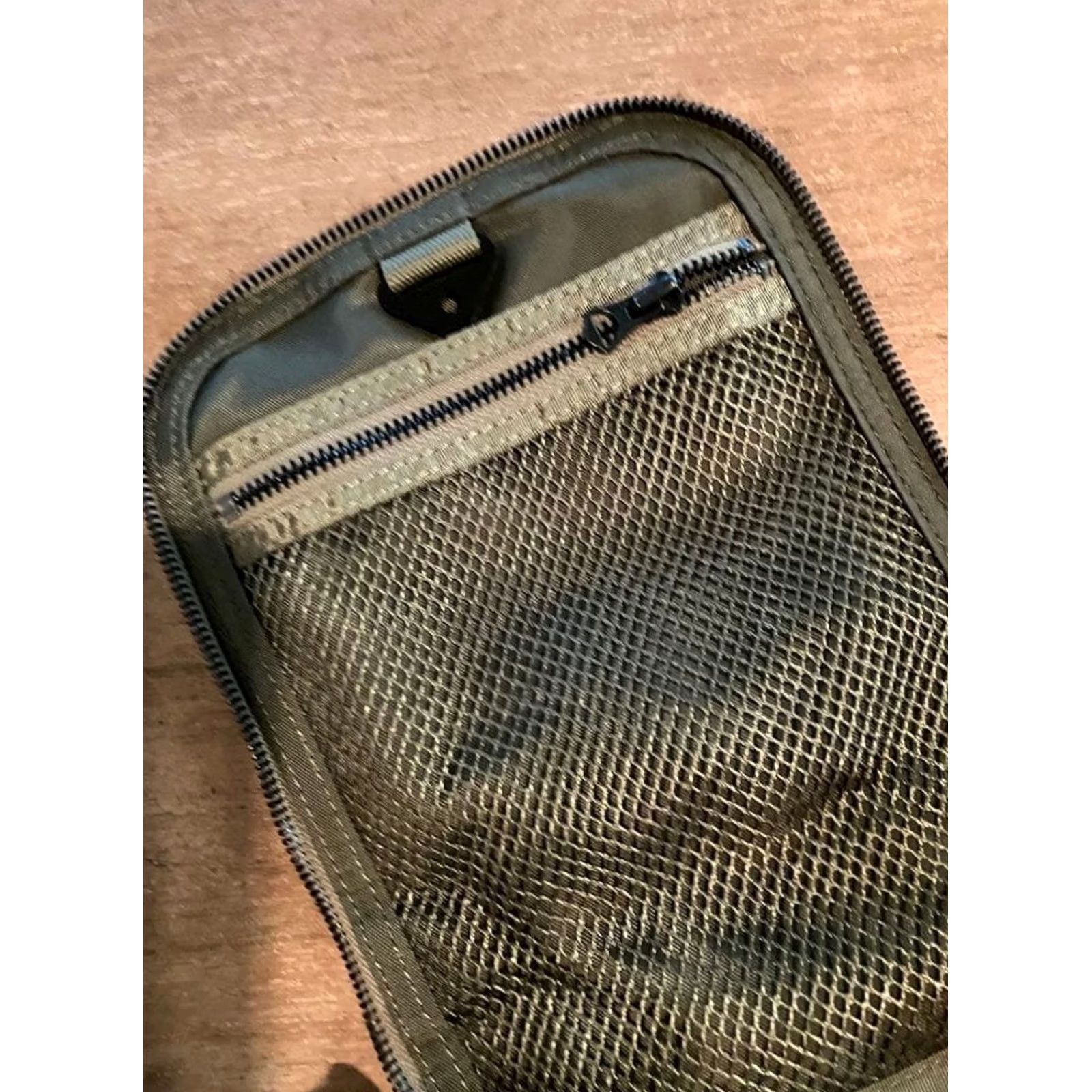 Ralph Lauren RRL Ralph Lauren Canvas Travel Pouch Dopp Kit Toiletry Bag Men Green Nylon Used Size ONE SIZE - 6 Thumbnail