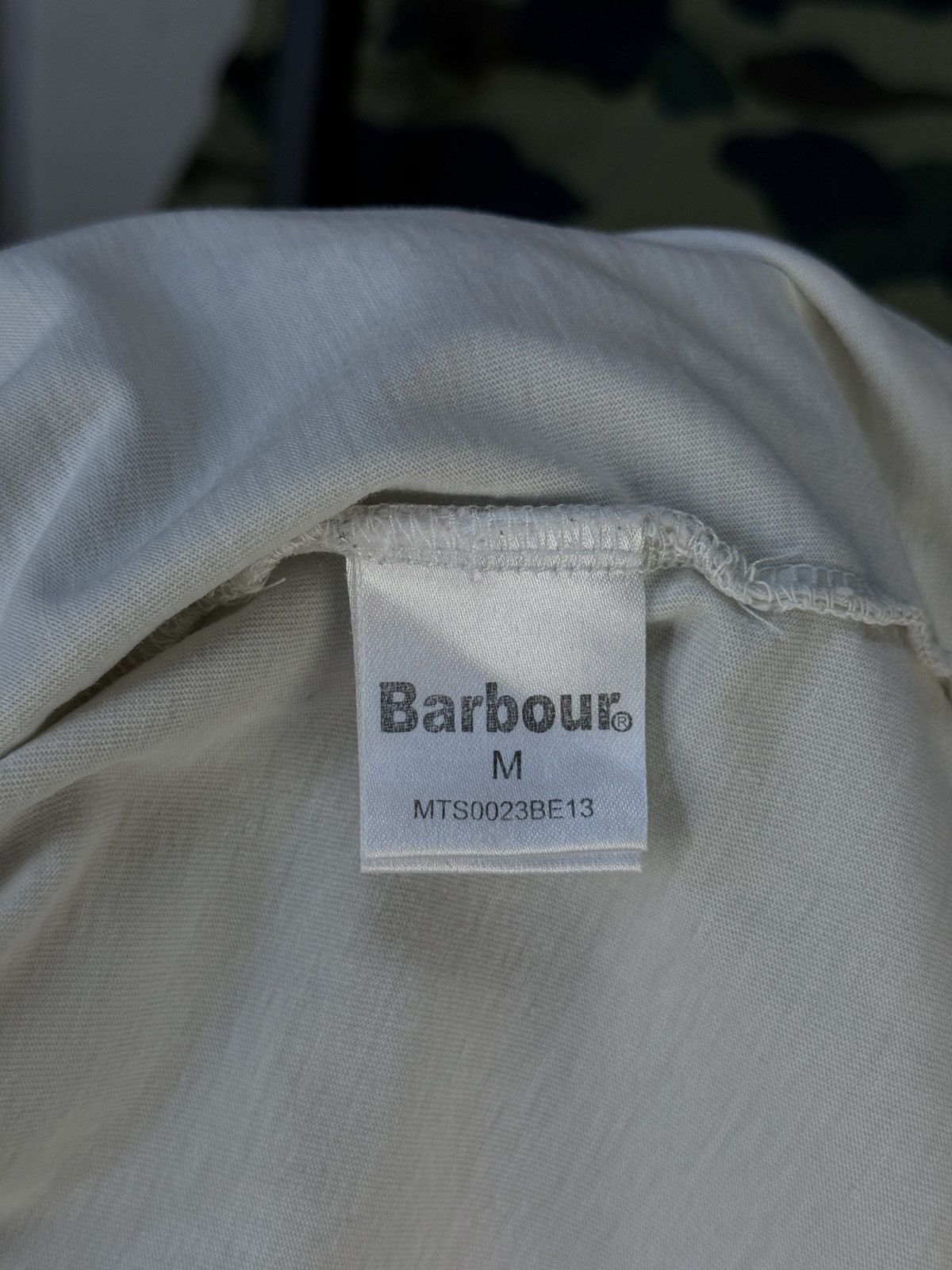 Barbour BARBOUR Dept B Beacon Printed White Short Sleeve T-Shirt Size US M / EU 48-50 / 2 - 14 Thumbnail